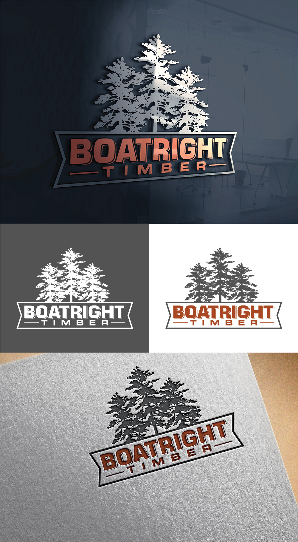Logo Design by Imran_me for Boatright Timber | Design #34640662