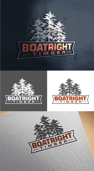 Logo Design by Imran_me for Boatright Timber | Design: #34640662