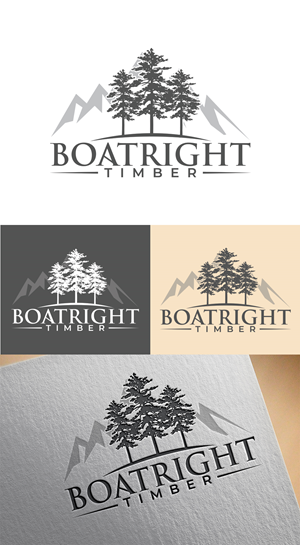 Logo Design by Imran_me for Boatright Timber | Design: #34642160