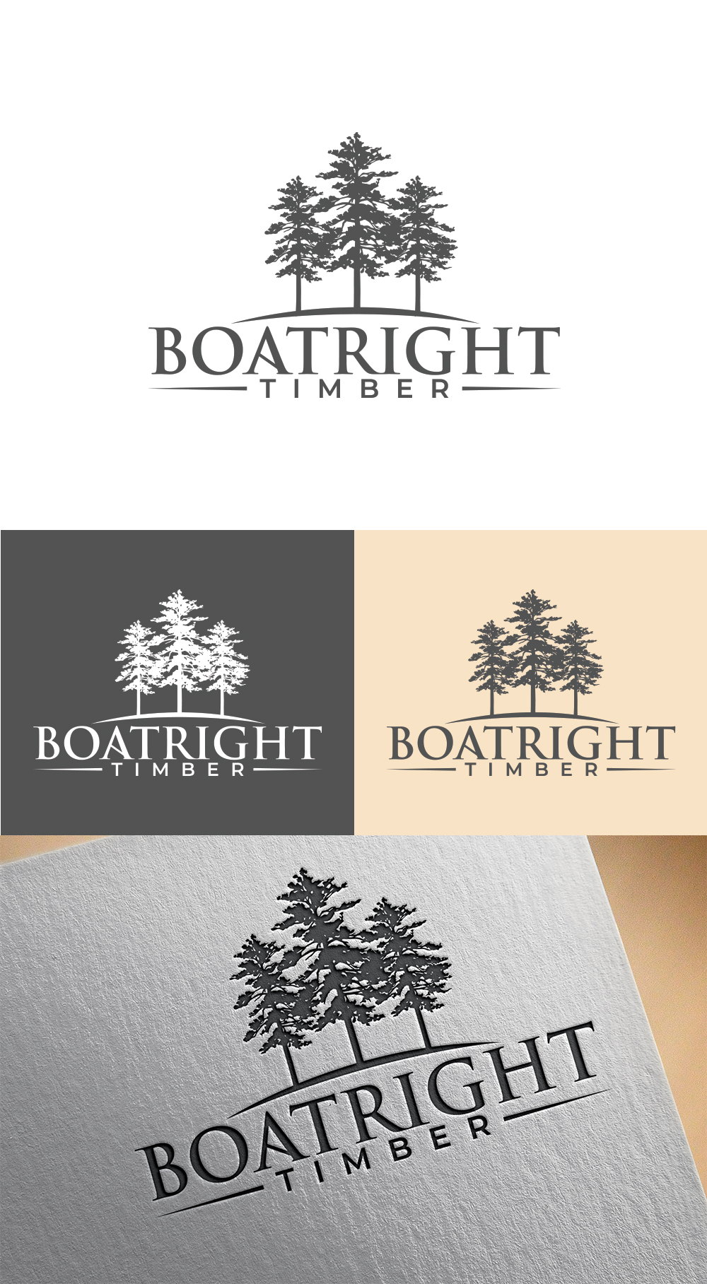 Logo Design by Imran_me for Boatright Timber | Design #34642162
