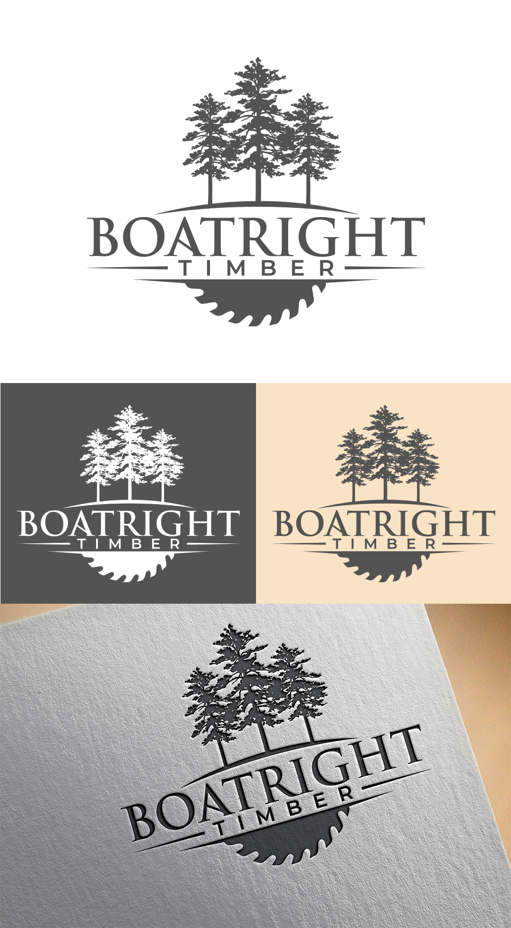 Logo Design by Imran_me for Boatright Timber | Design #34647169