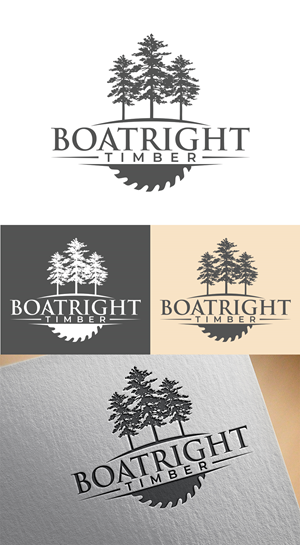Logo Design by Imran_me for Boatright Timber | Design: #34647169