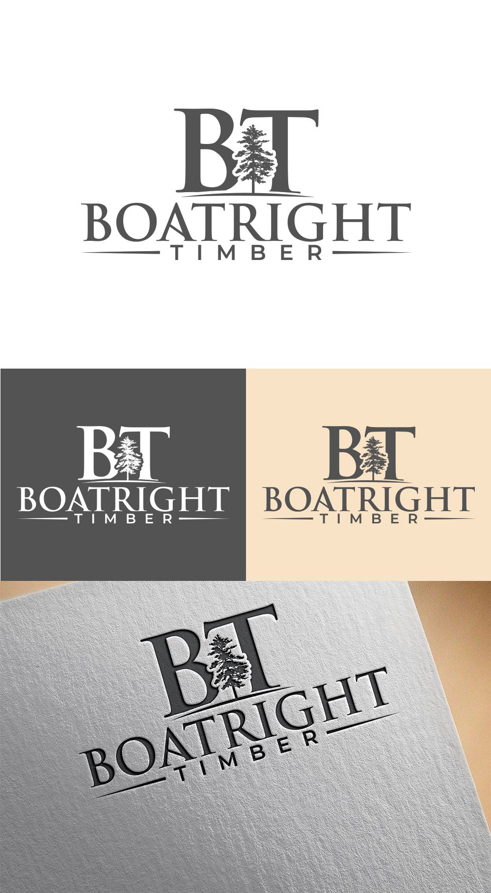 Logo Design by Imran_me for Boatright Timber | Design #34649010