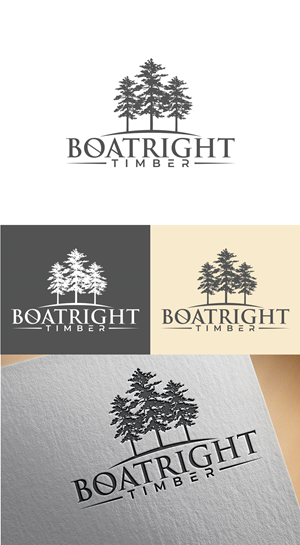 Logo Design by Imran_me for Boatright Timber | Design: #34653174