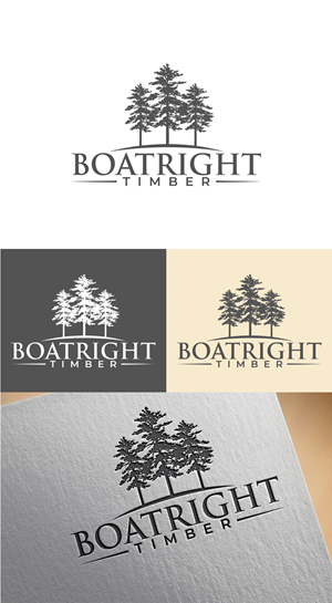 Logo Design by Imran_me for Boatright Timber | Design: #34653585