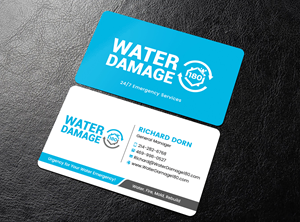 Business Card Design for Water Damage 180 - Property Restoration Professionals