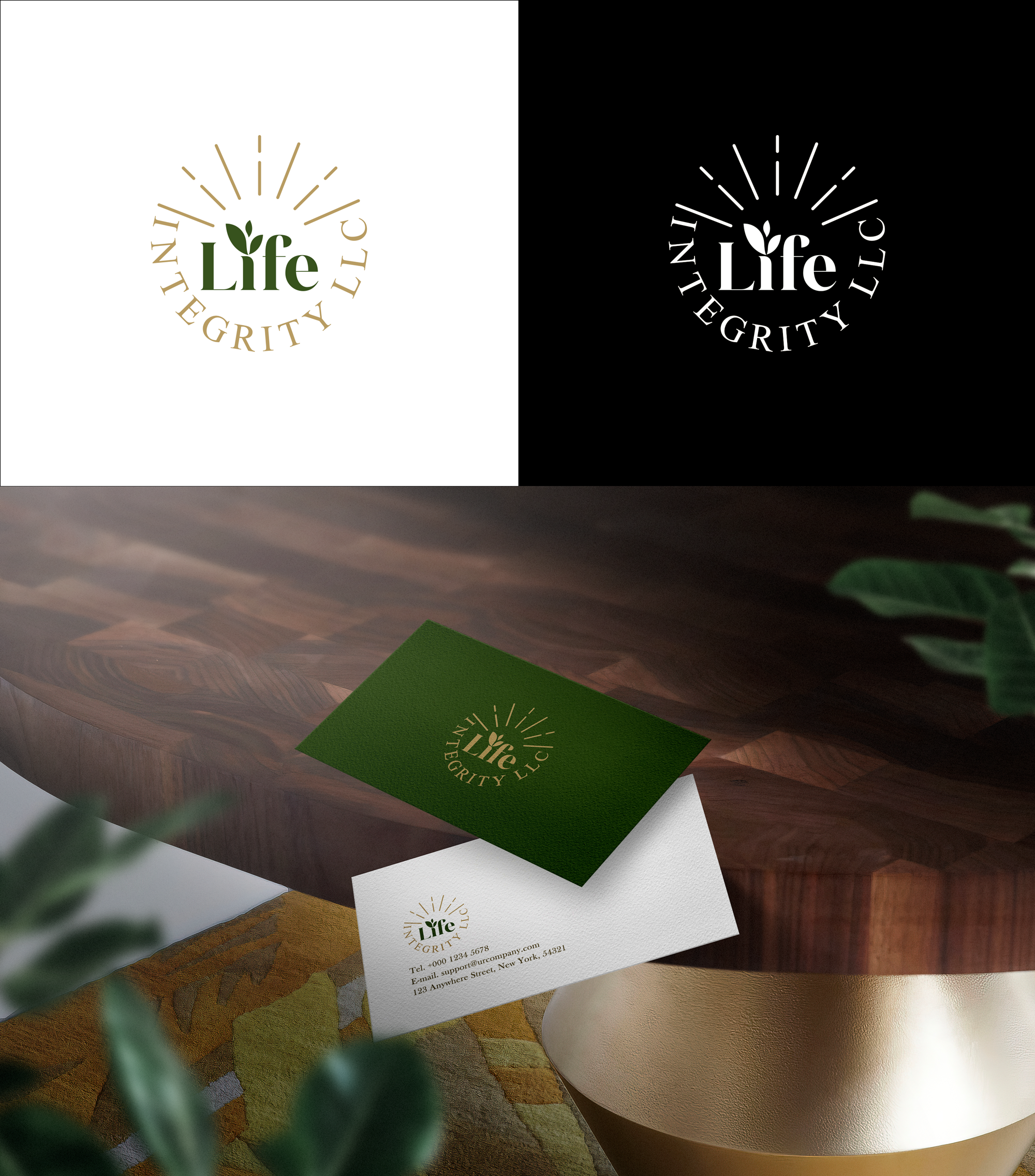 Logo Design by RA-bica for Life Integrity LLC  | Design #34535334