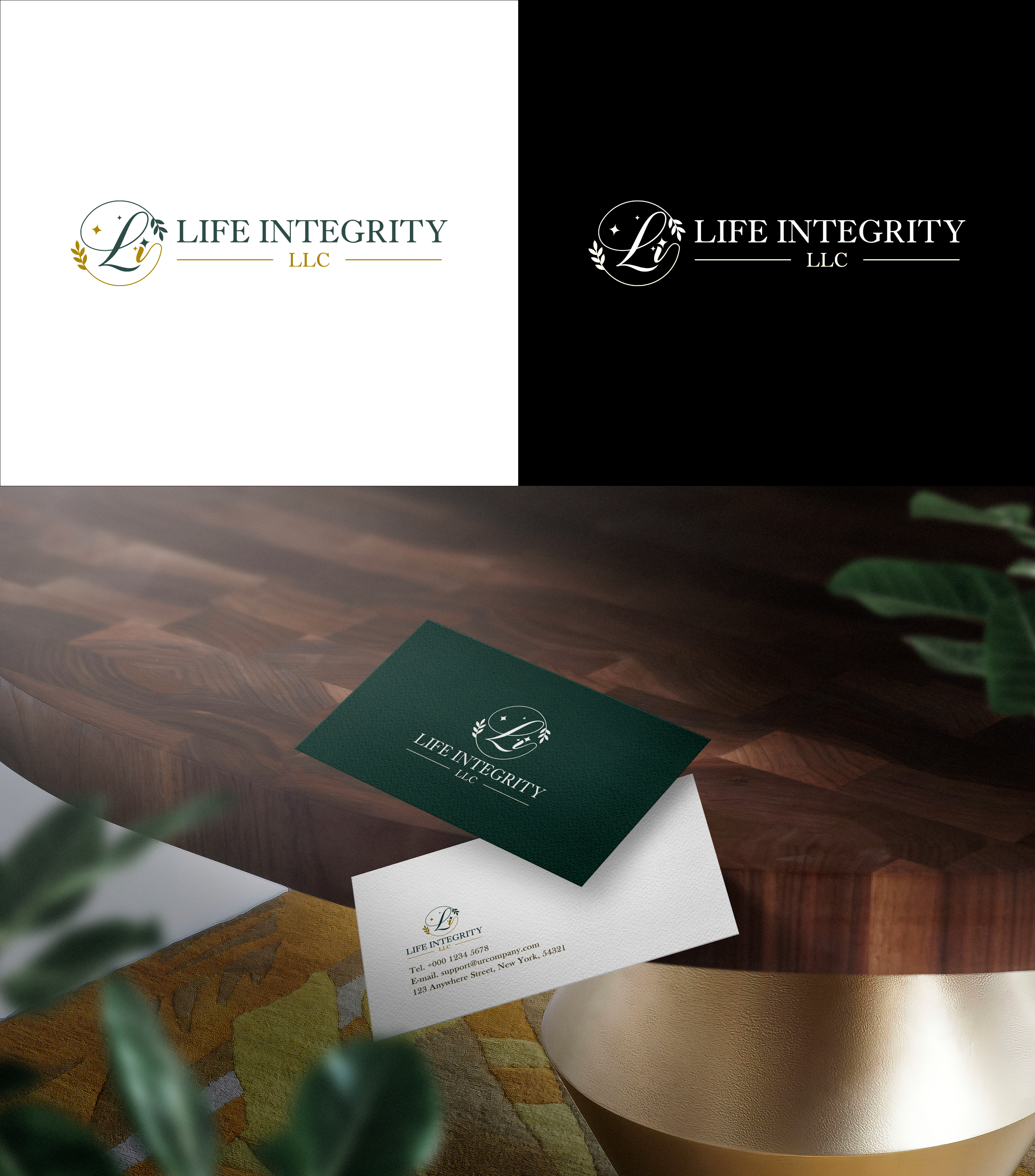 Logo Design by RA-bica for Life Integrity LLC  | Design #34535338