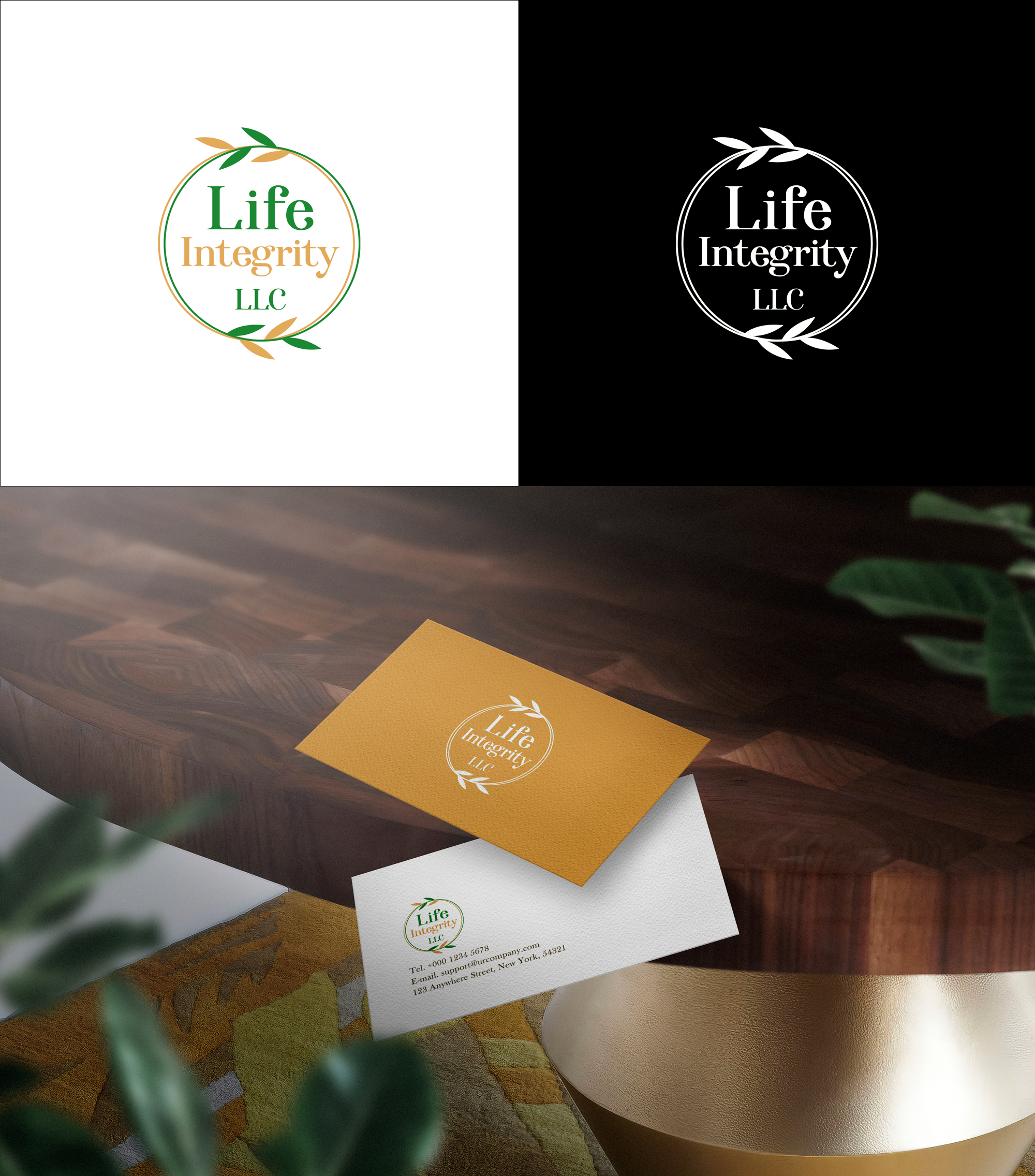 Logo Design by RA-bica for Life Integrity LLC  | Design #34535340