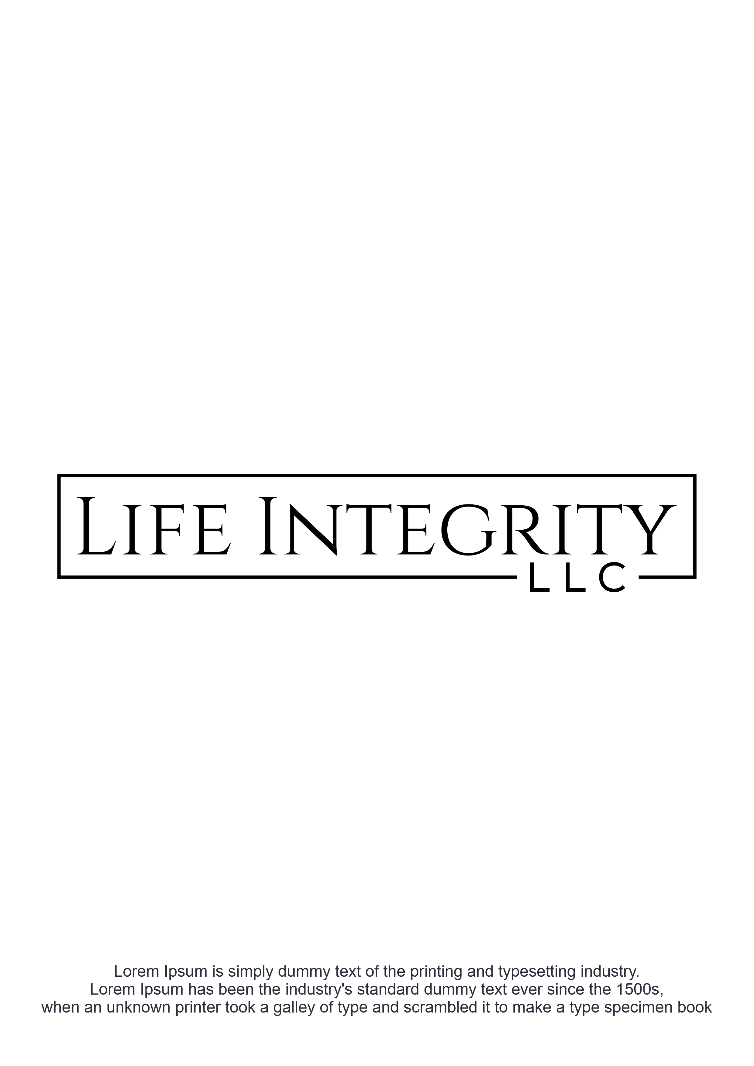 Design de Logo par Abigaill_design pour Life Integrity LLC  | Design #34532032