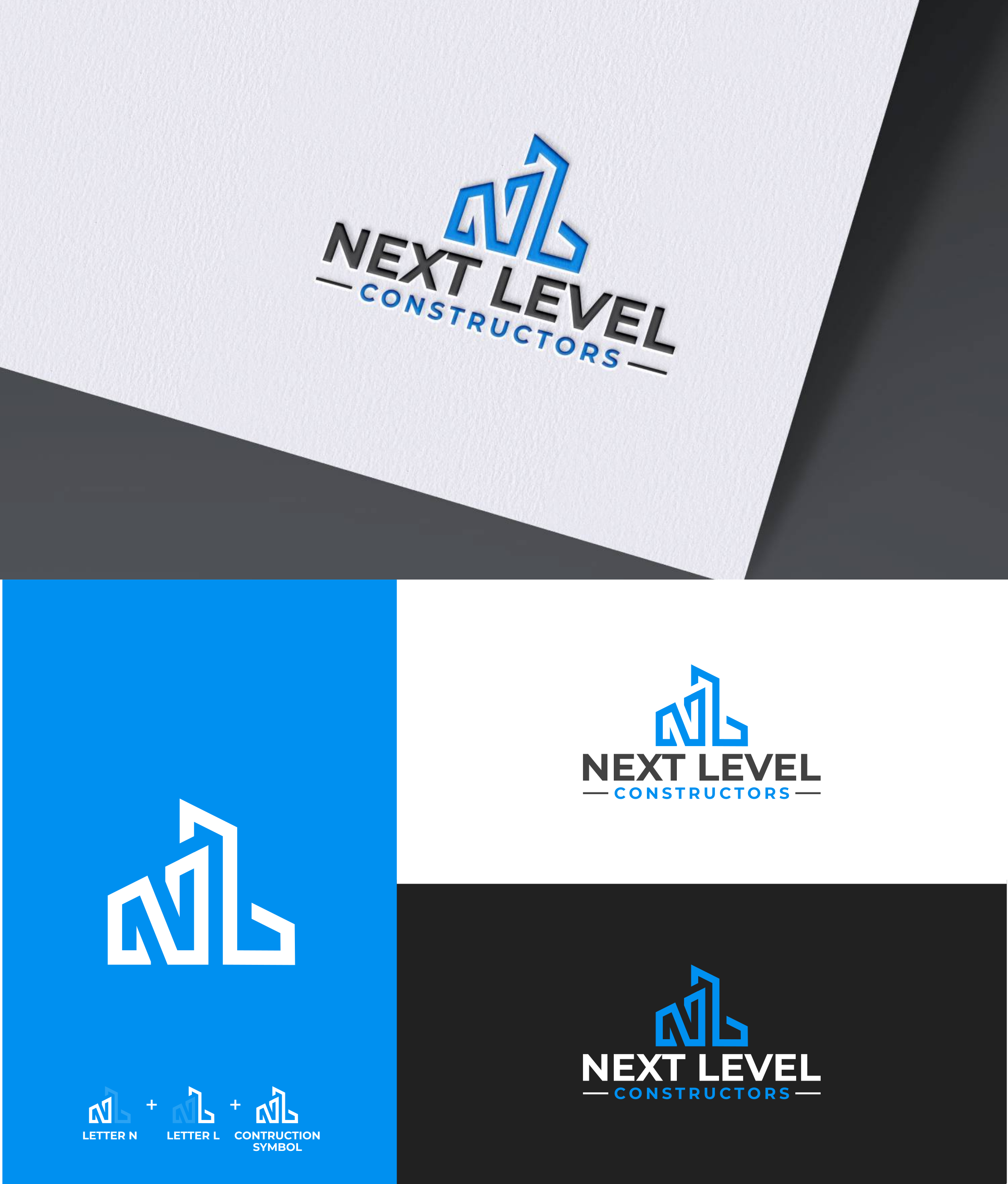 Logo-Design von Zaid Al Faqih für Next Level Constructors | Design #34571957