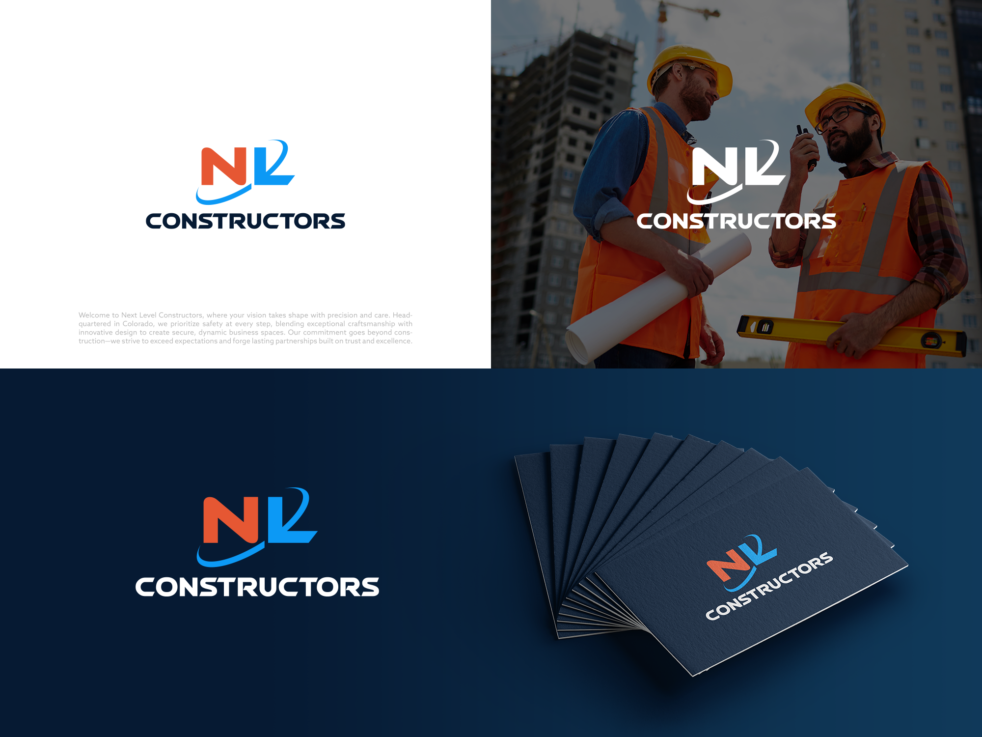 Diseño de Logo por COLOUR CREATIVE para Next Level Constructors | Diseño #34567772
