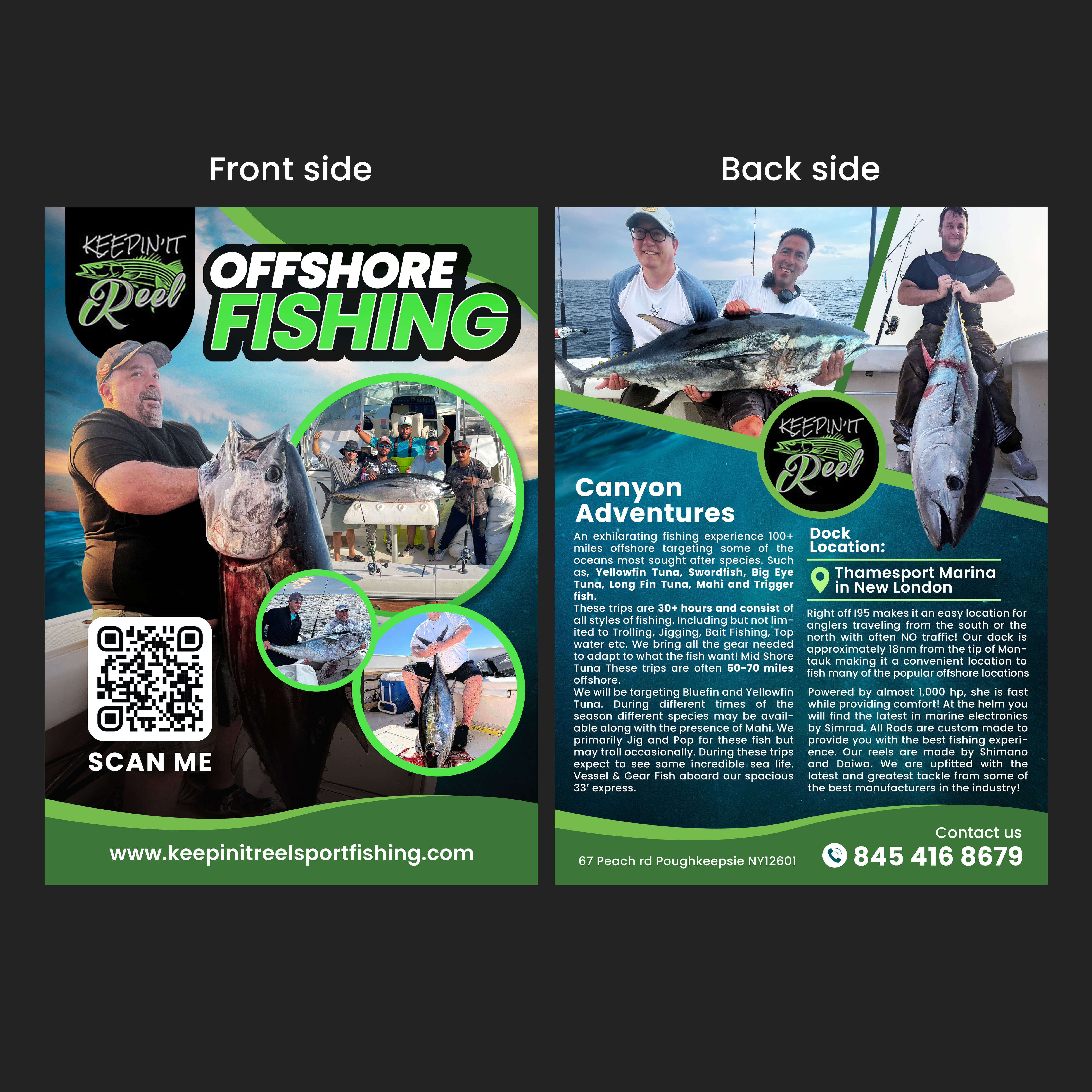 Flyer Design by Anhar for Keepin it reel sportfishing | Design #34541317