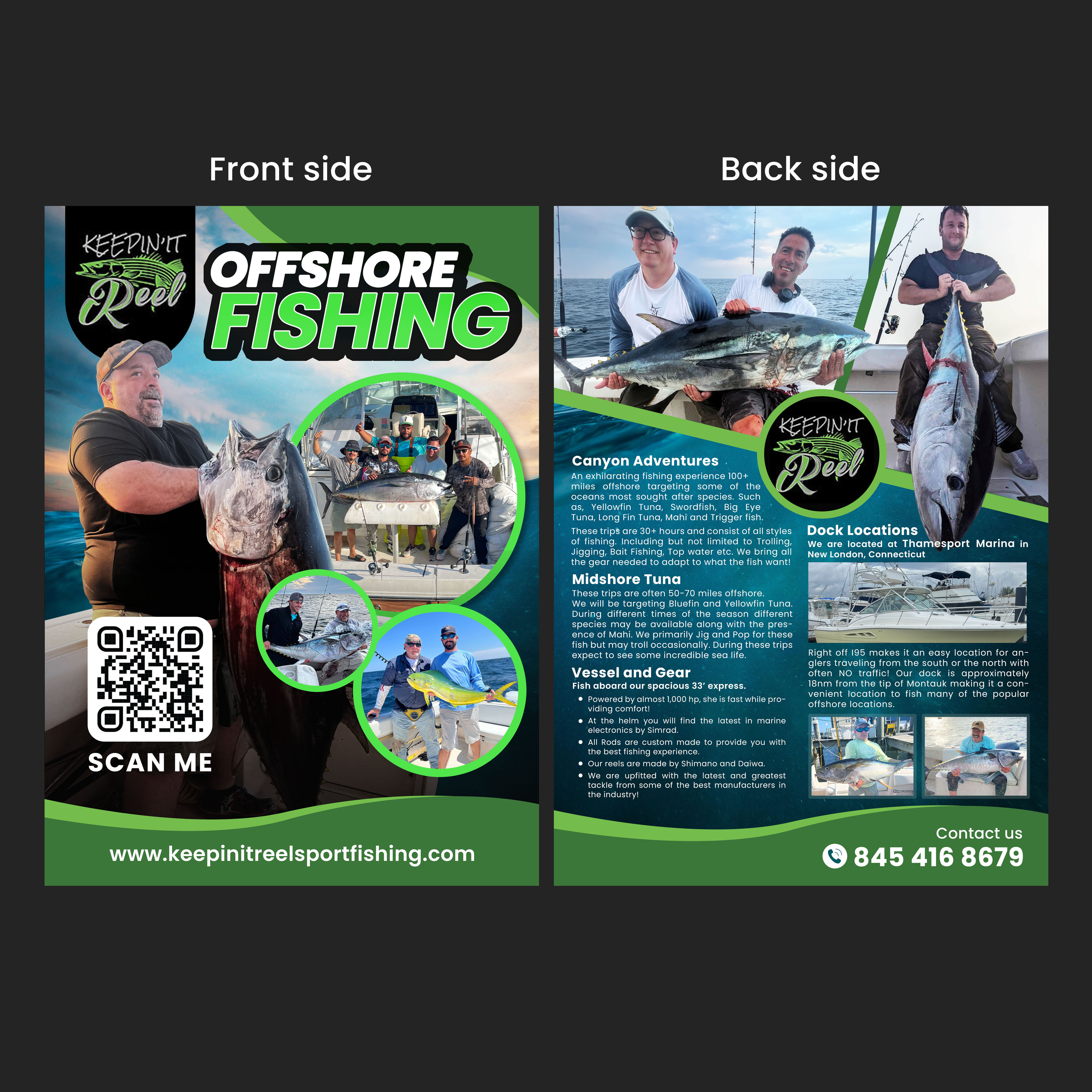 Flyer Design by Anhar for Keepin it reel sportfishing | Design #34578577