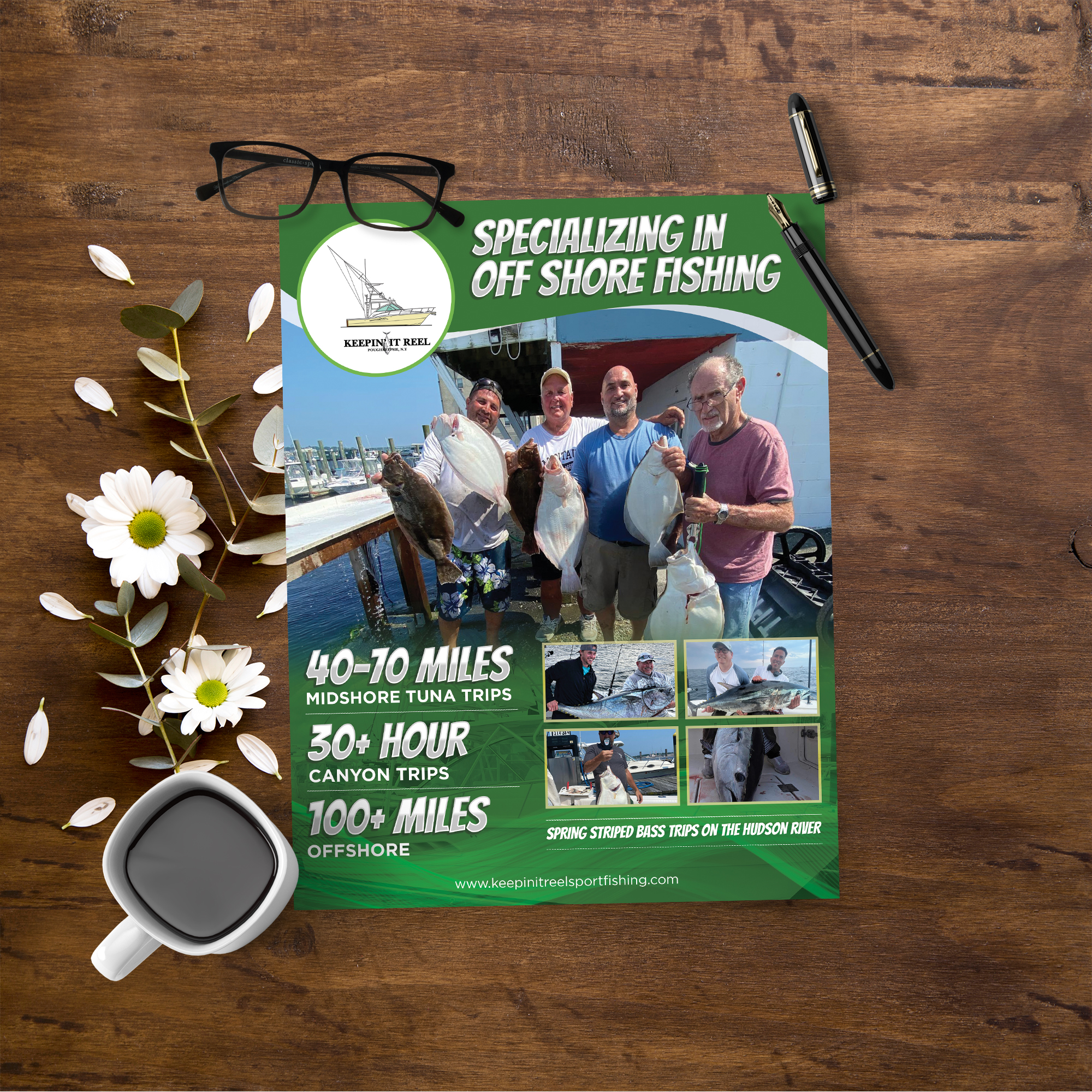 Design de Flyer par Sun Creative pour Keepin it reel sportfishing | Design #34531818