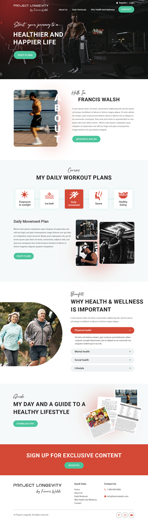 Squarespace Design by Starlyn DS for this project | Design: #34543837