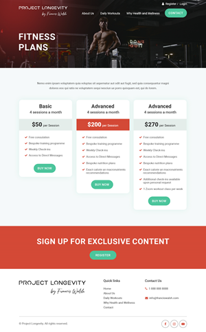 Squarespace Design by Starlyn DS for this project | Design: #34543839