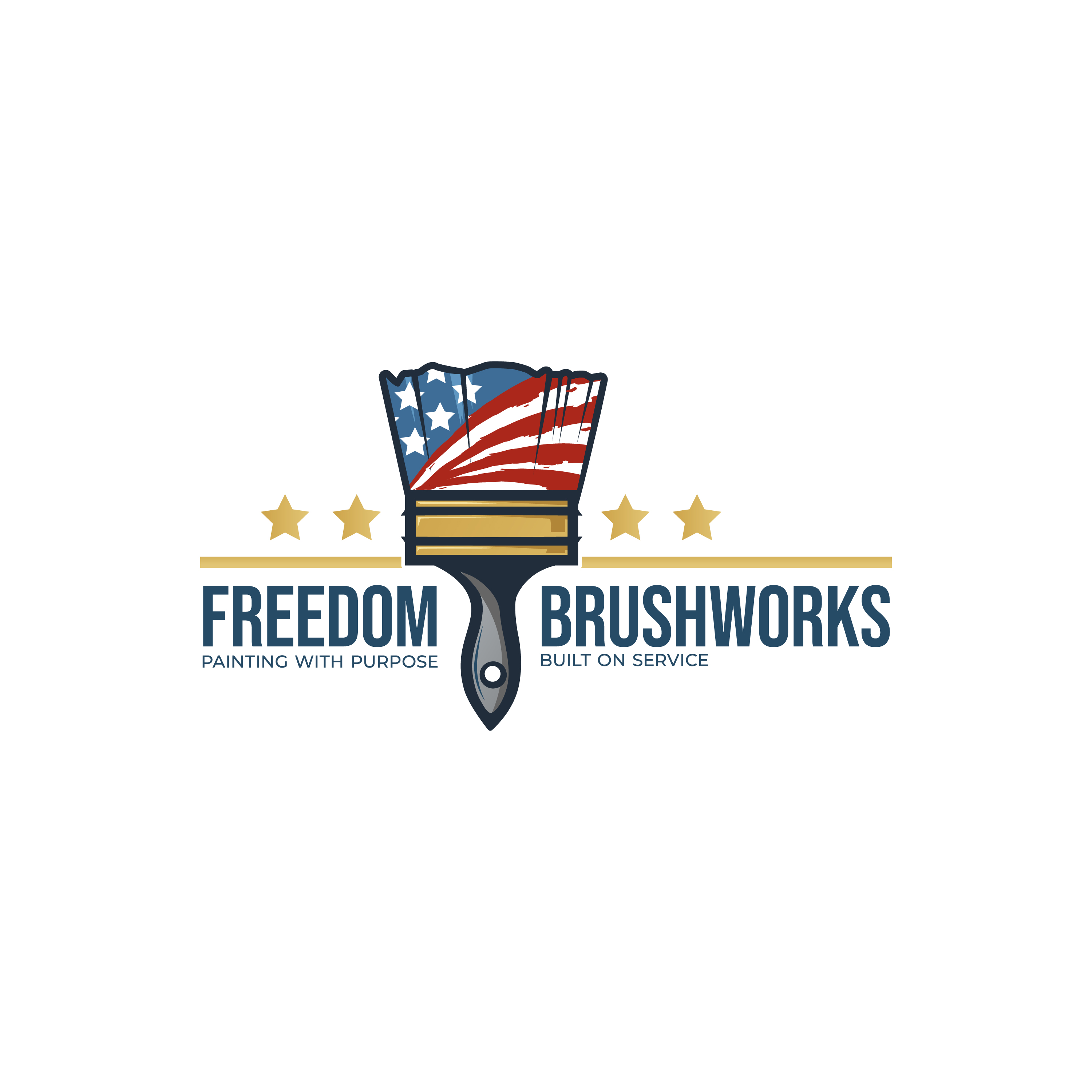 Logo Design by Jhannel55 for Freedom Brushworks | Design #34567398