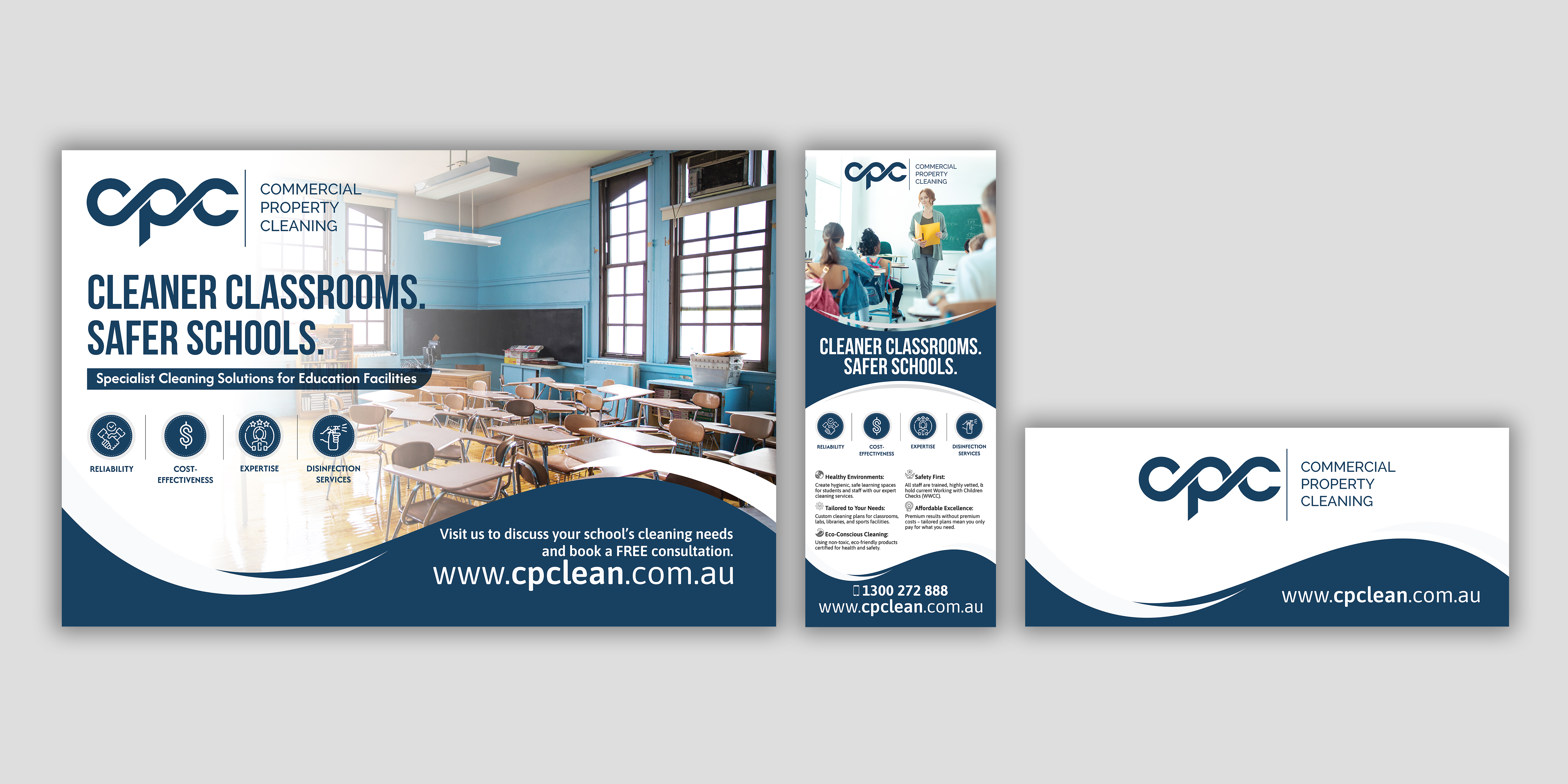 Diseño de Stand de Feria por Sun Creative para Commercial Property Cleaning | Diseño #34539599