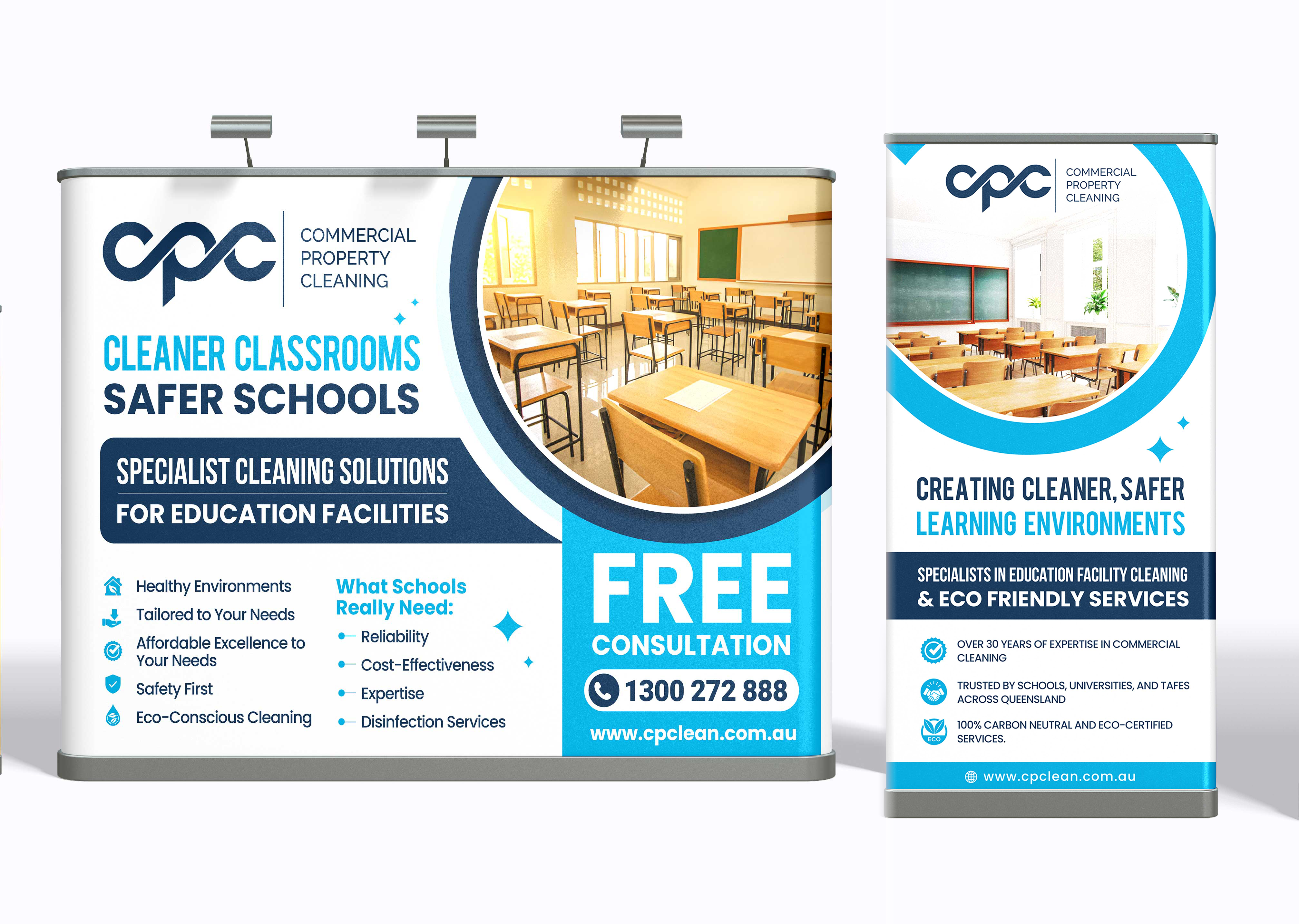 Diseño de Stand de Feria por designcircle para Commercial Property Cleaning | Diseño #34555562