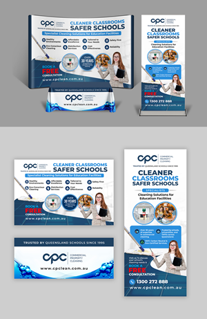 Design de Stand d'Exposition par debdesign pour Commercial Property Cleaning | Design : #34574305