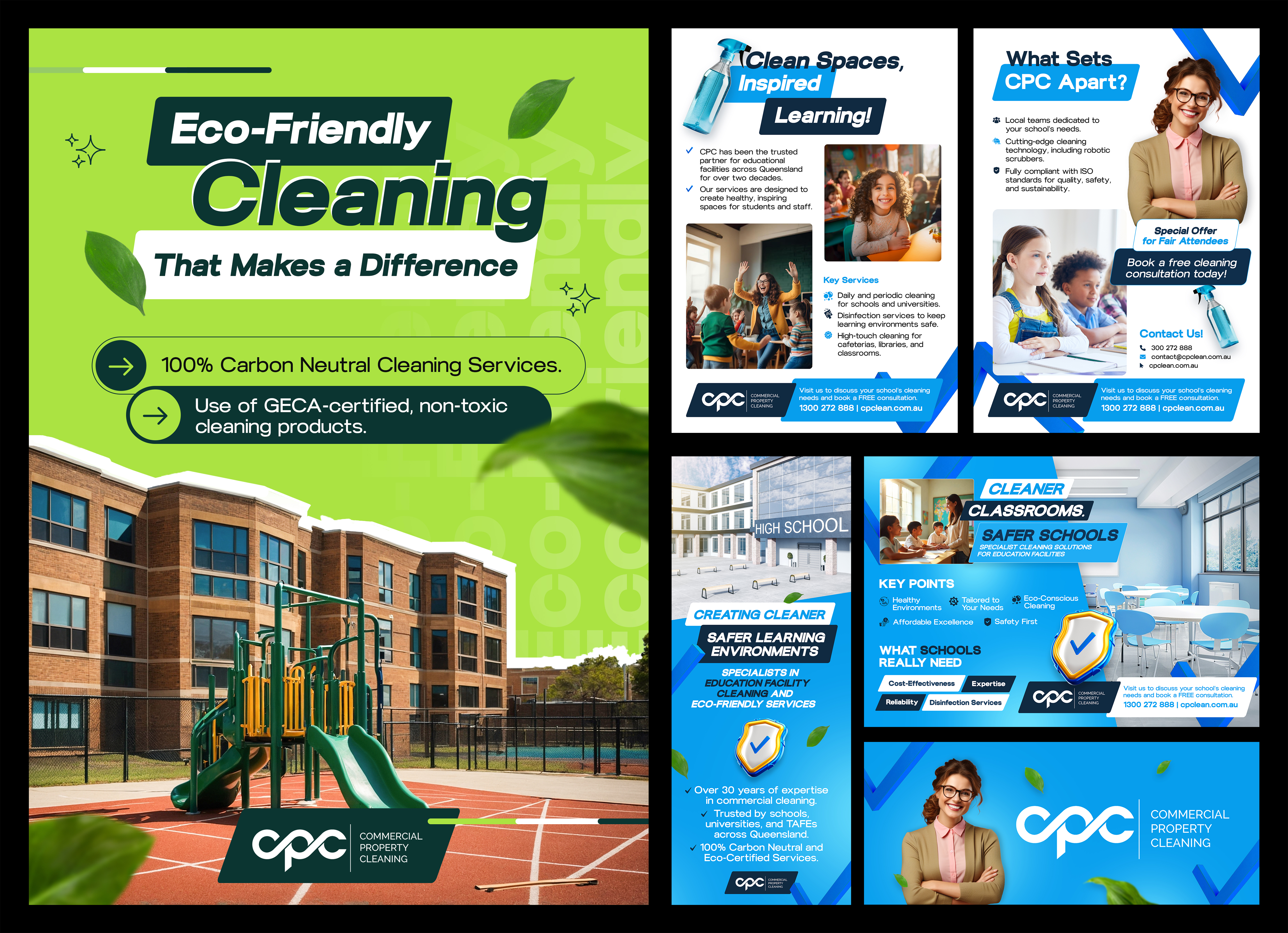 Diseño de Stand de Feria por Graphic Guy para Commercial Property Cleaning | Diseño #34559516