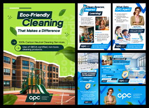 Messestand-Design von Graphic Guy für Commercial Property Cleaning | Design #34559516