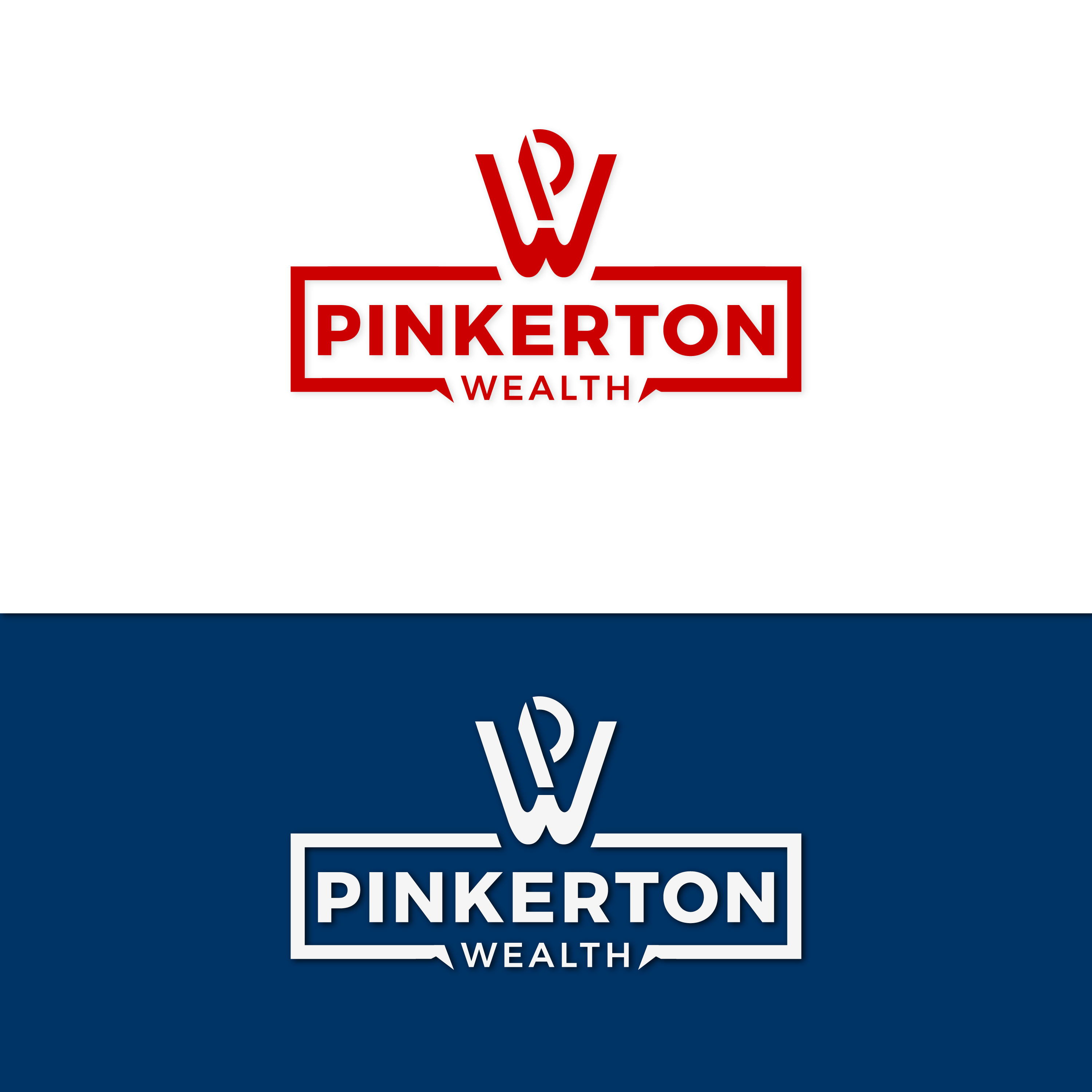 Logo Design by VALUES for Pinkerton Wealth | Design #34538405