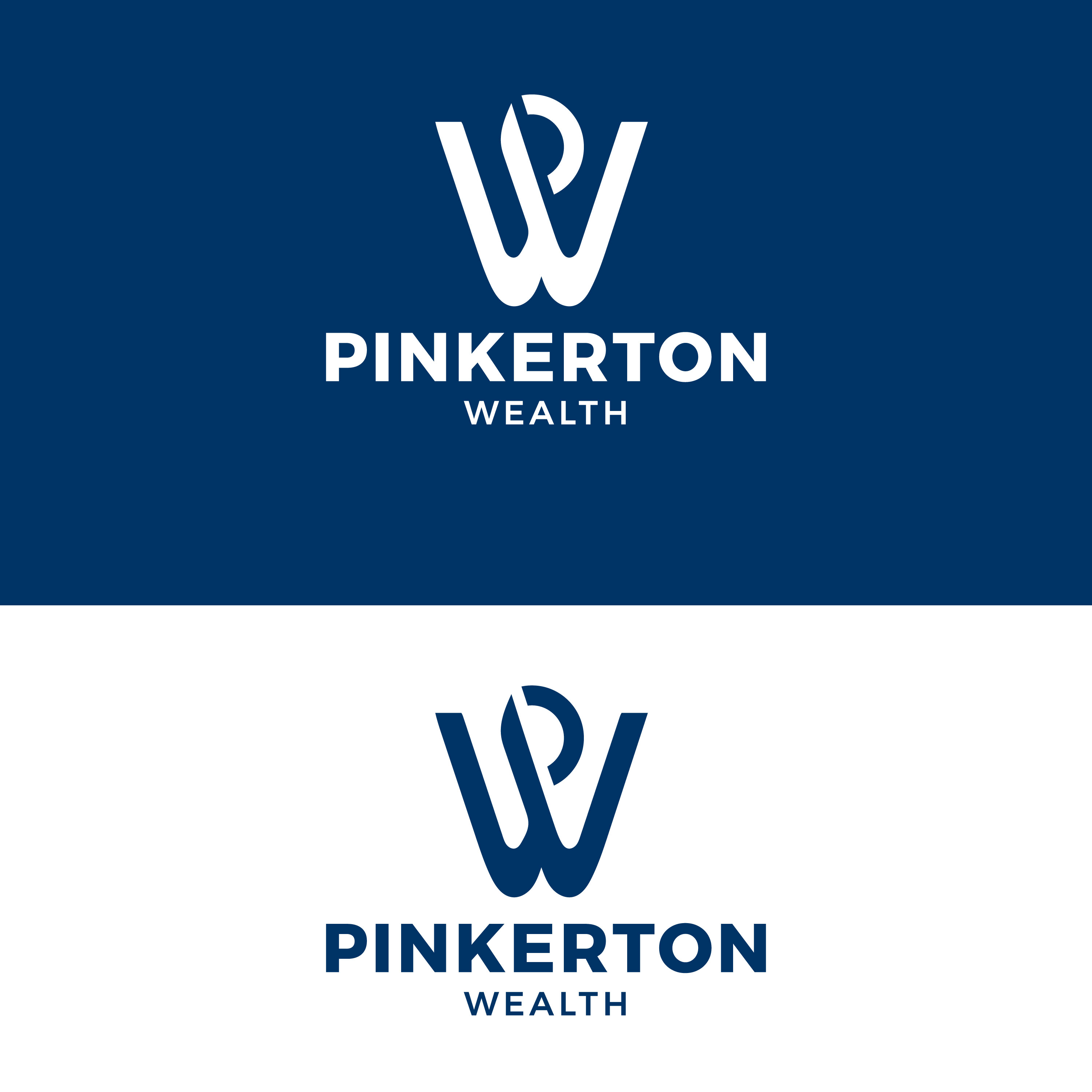 Logo Design by VALUES for Pinkerton Wealth | Design #34542669