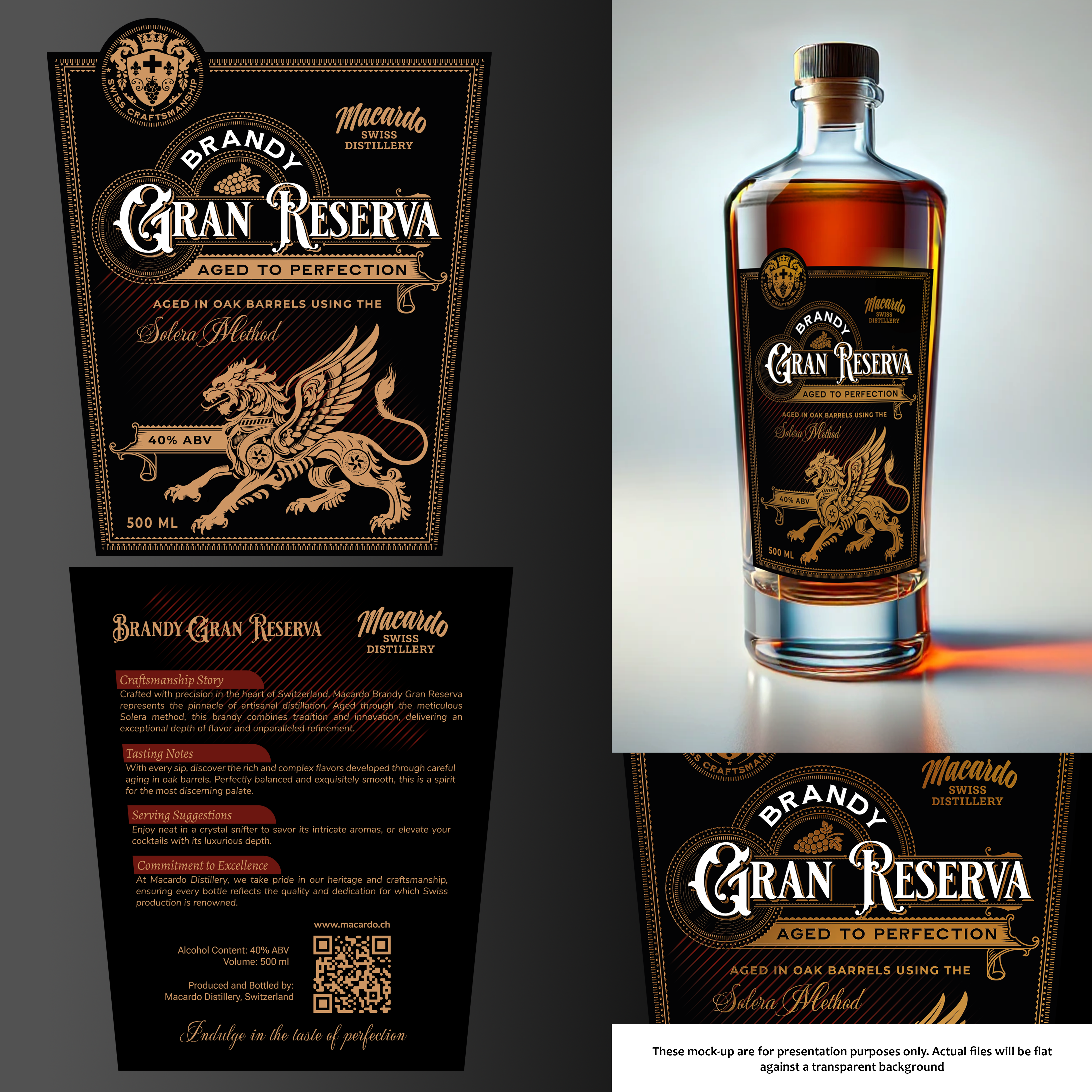 Graphic Design by iohanna for Macardo Swiss Distillery | Design #34554571