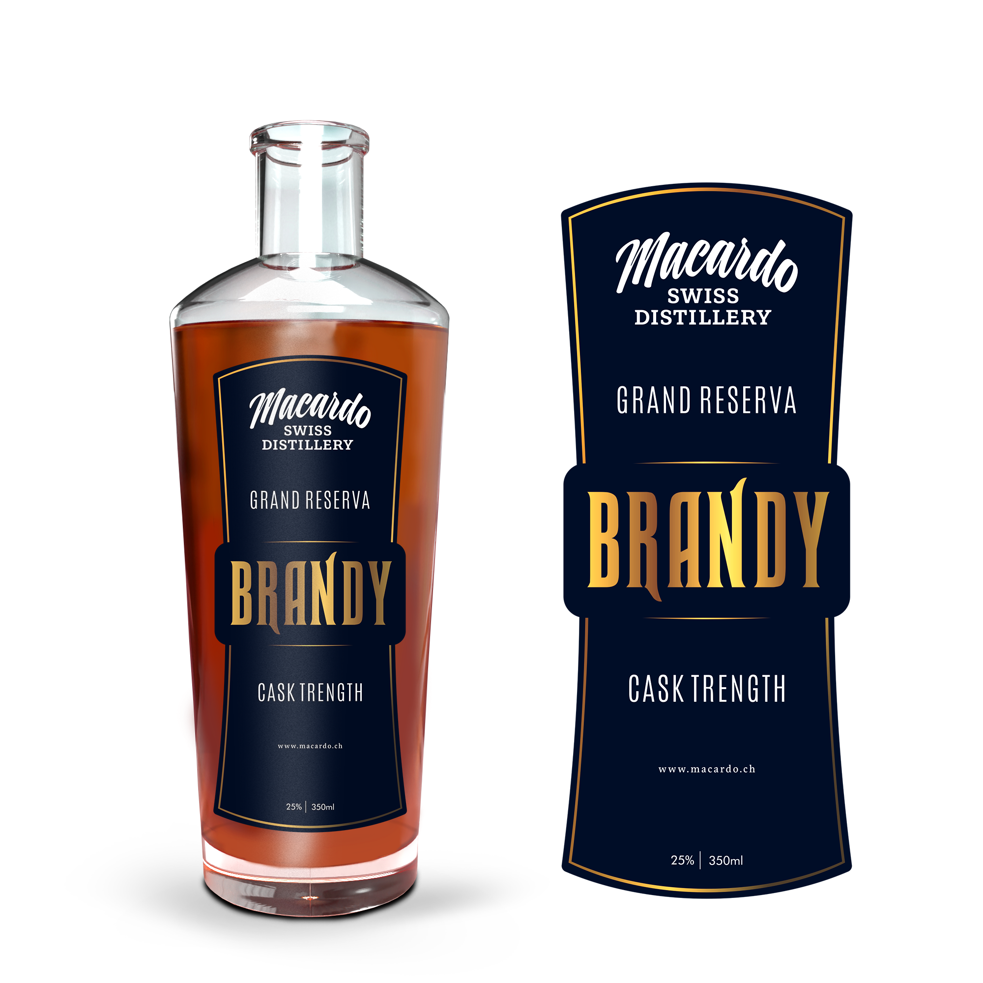 Graphic Design by yusmoker for Macardo Swiss Distillery | Design: #34565953