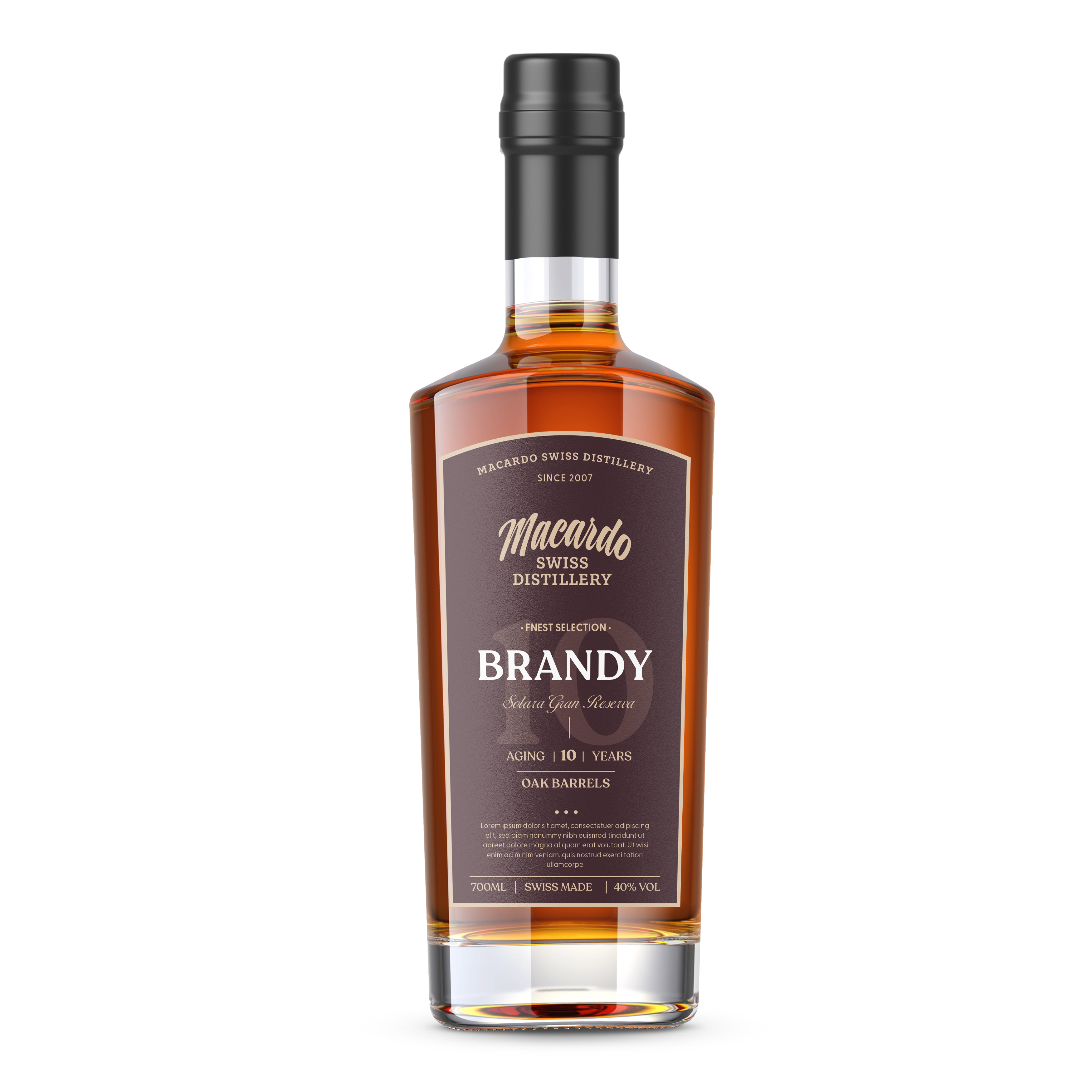 Grafik-Design von Krasimira Georgieva für Macardo Swiss Distillery | Design #34577736
