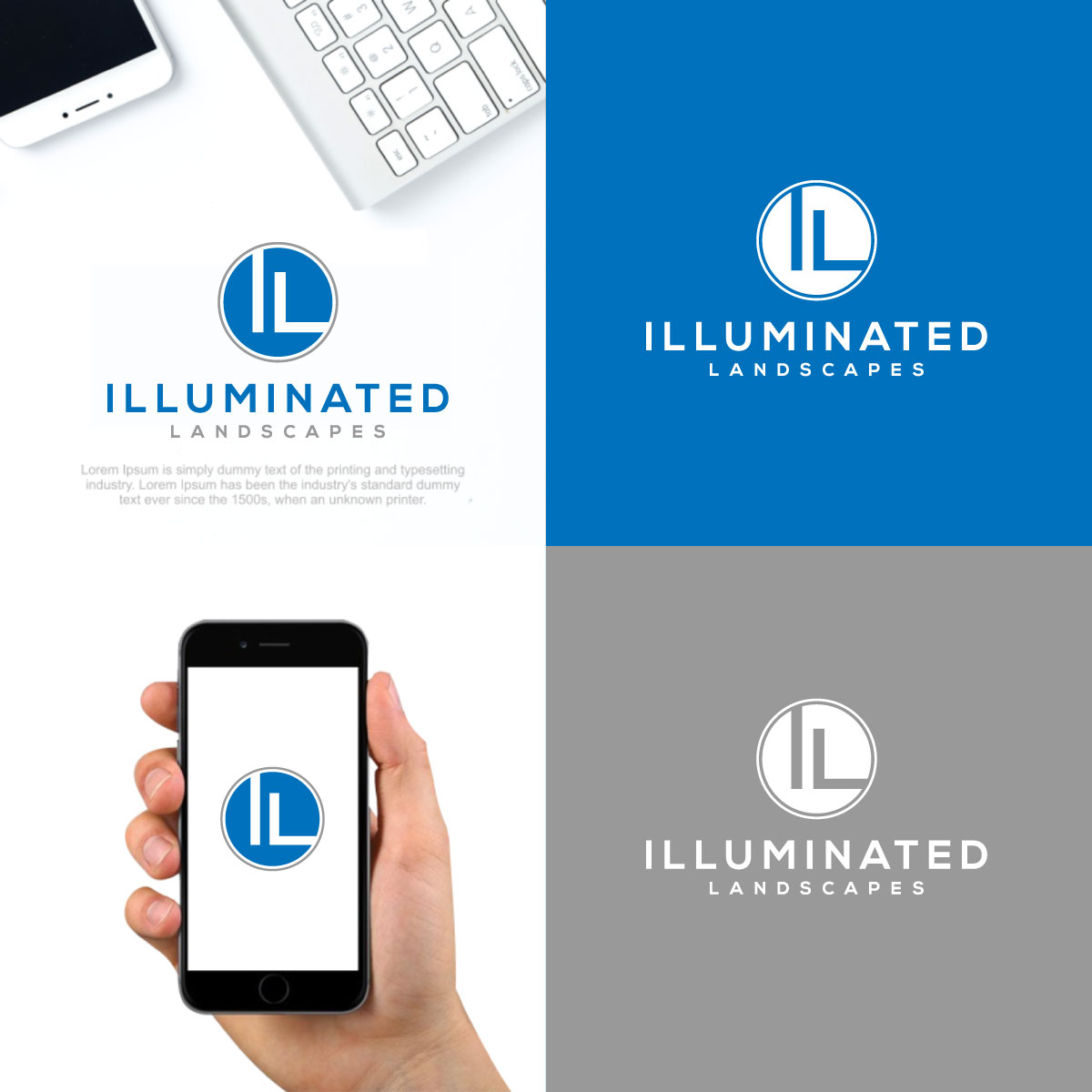 Logo Design by ismail islam for Illuminated Landscapes Corp | Design #34541747
