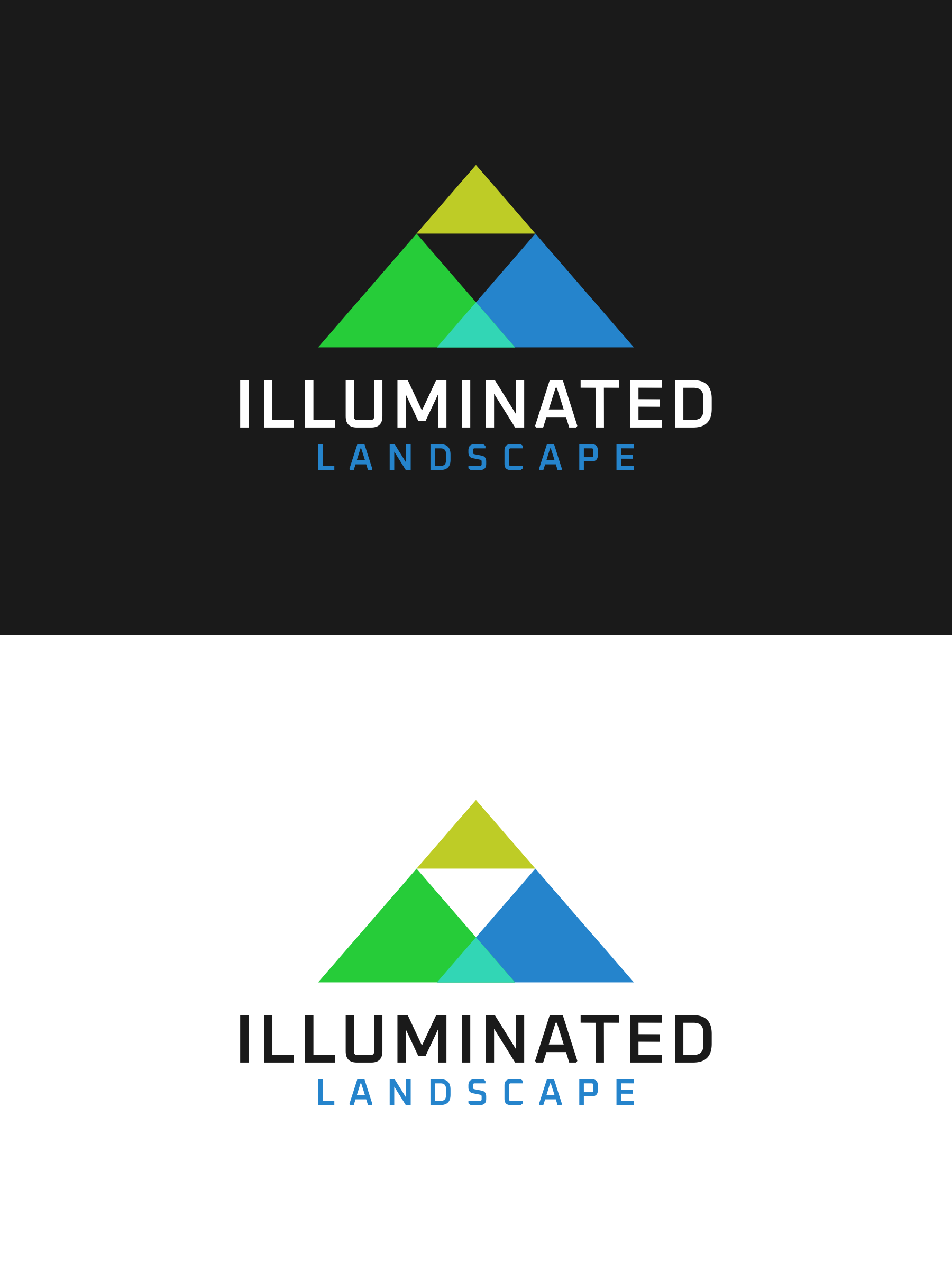 Logo Design by Aezakmi for Illuminated Landscapes Corp | Design #34590155