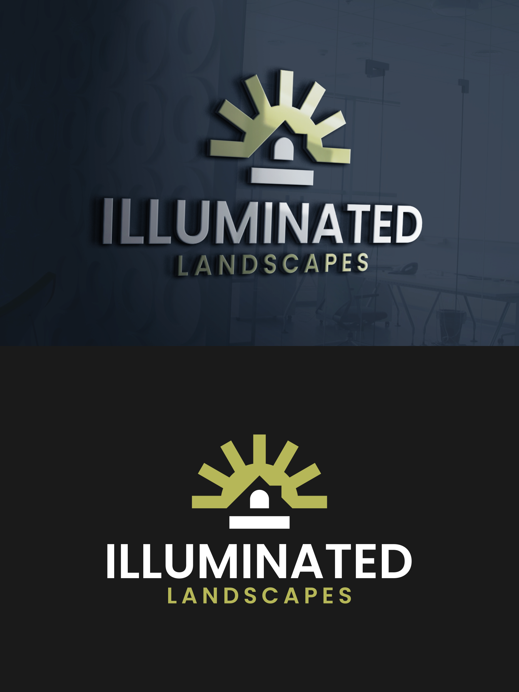 Logo Design by Aezakmi for Illuminated Landscapes Corp | Design #34590158