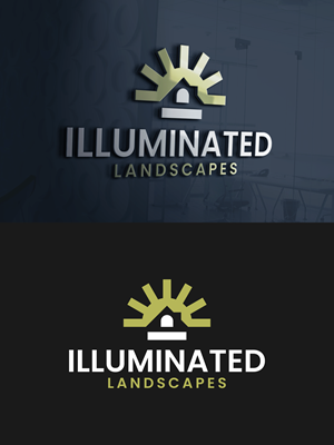 Logo Design by Aezakmi for Illuminated Landscapes Corp | Design: #34590158