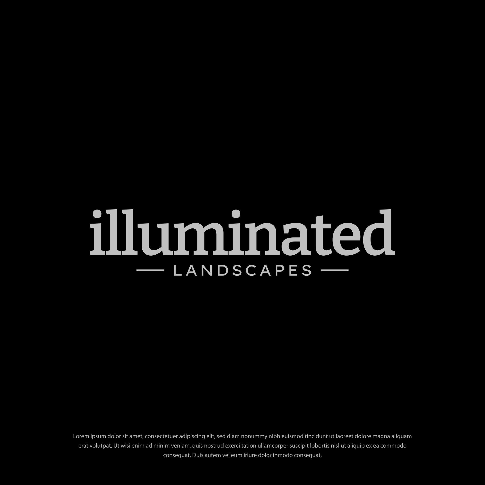 Logo Design by Dotlash for Illuminated Landscapes Corp | Design #34585538