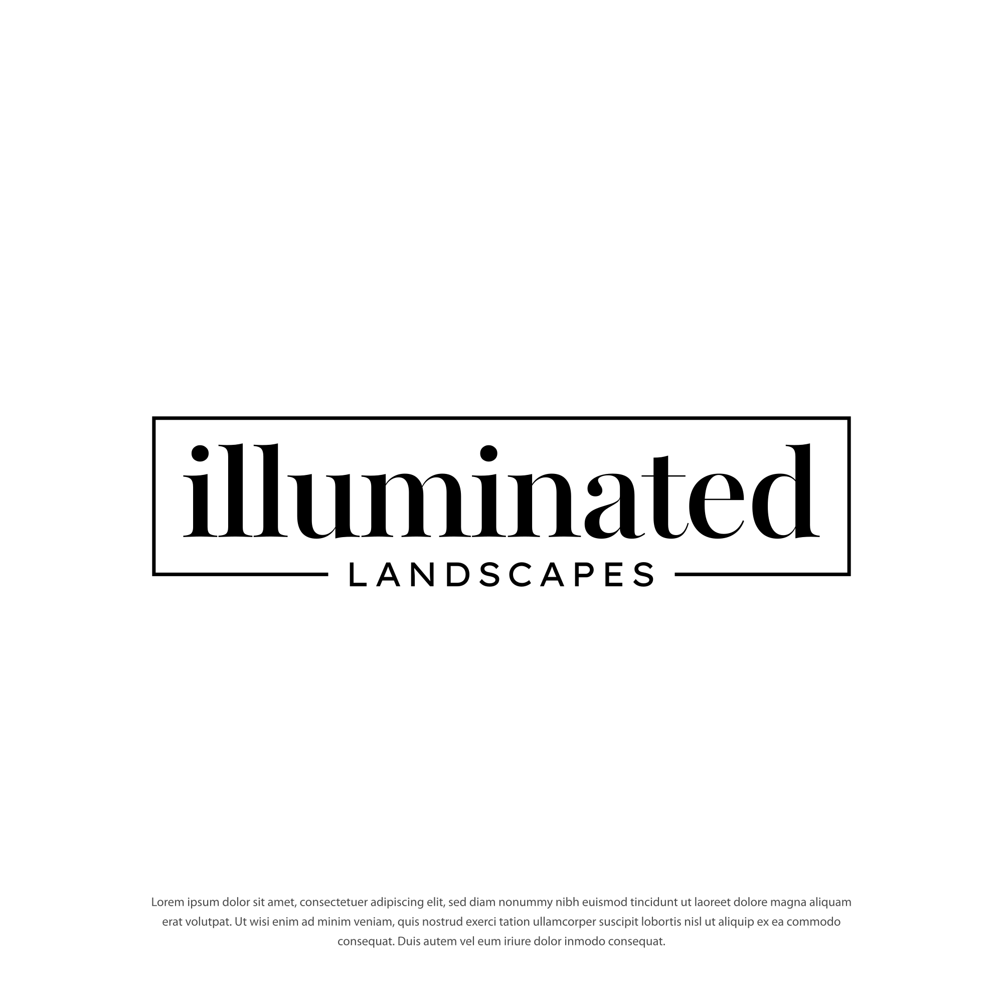 Logo Design by Dotlash for Illuminated Landscapes Corp | Design #34585558