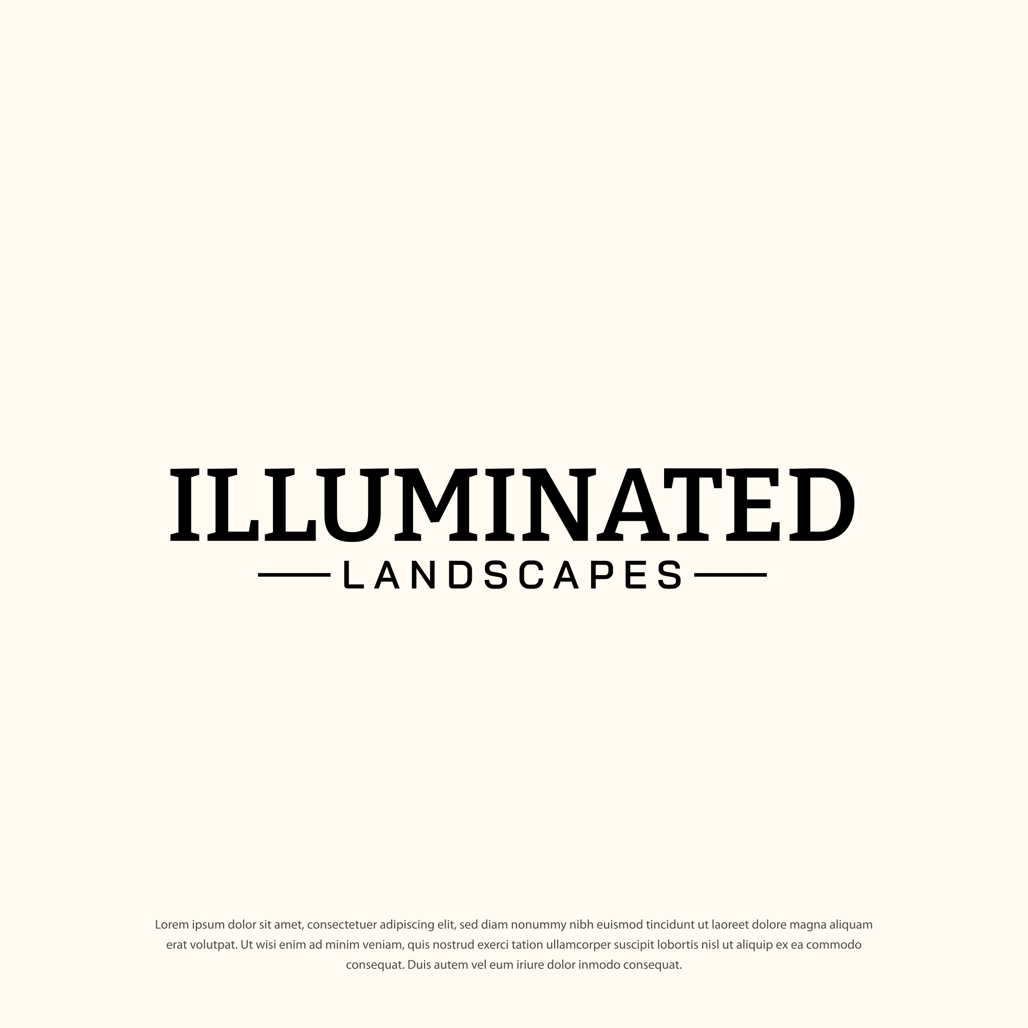 Logo Design by Dotlash for Illuminated Landscapes Corp | Design #34585559