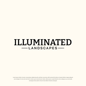 Logo Design by Dotlash for Illuminated Landscapes Corp | Design: #34585559