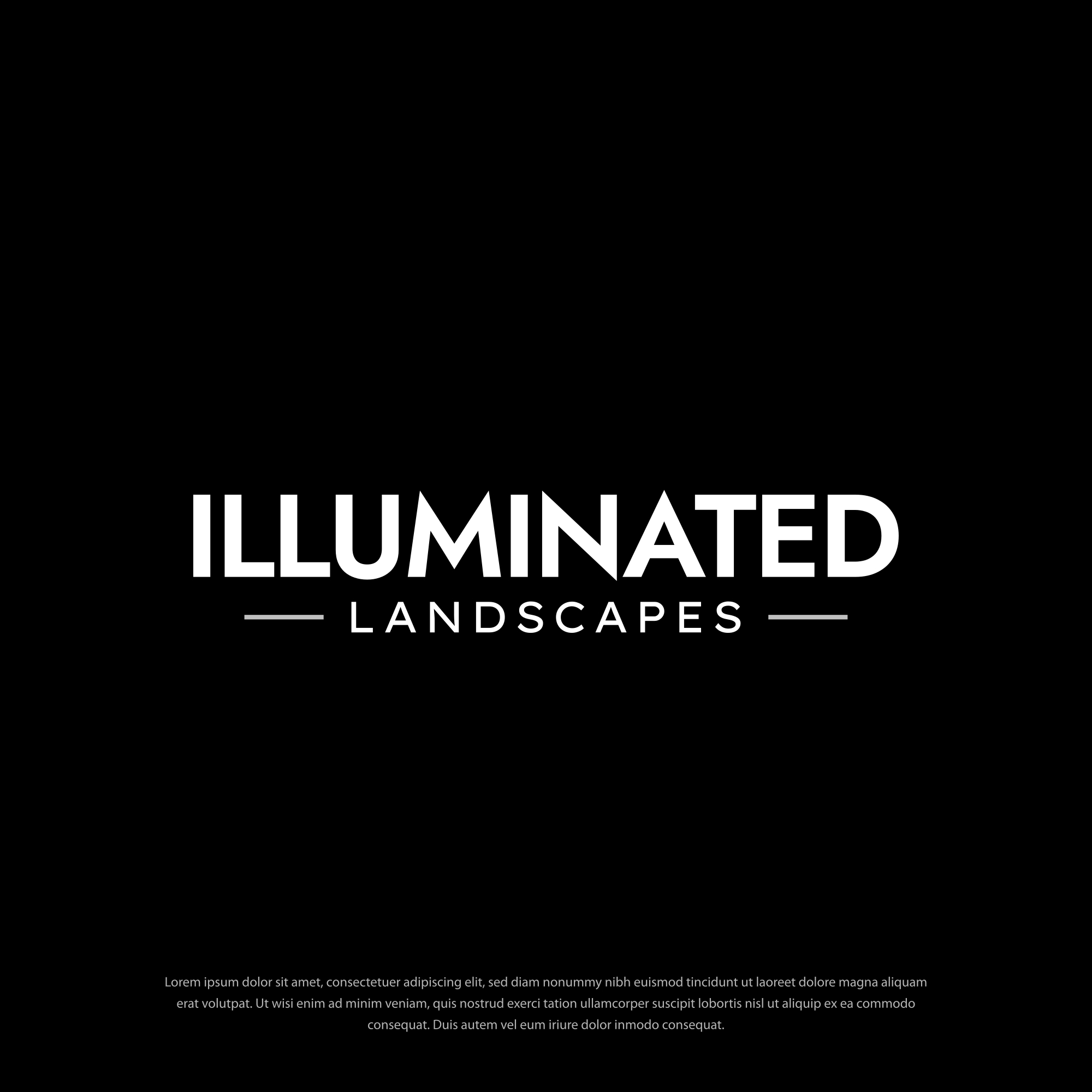 Logo Design by Dotlash for Illuminated Landscapes Corp | Design #34585567