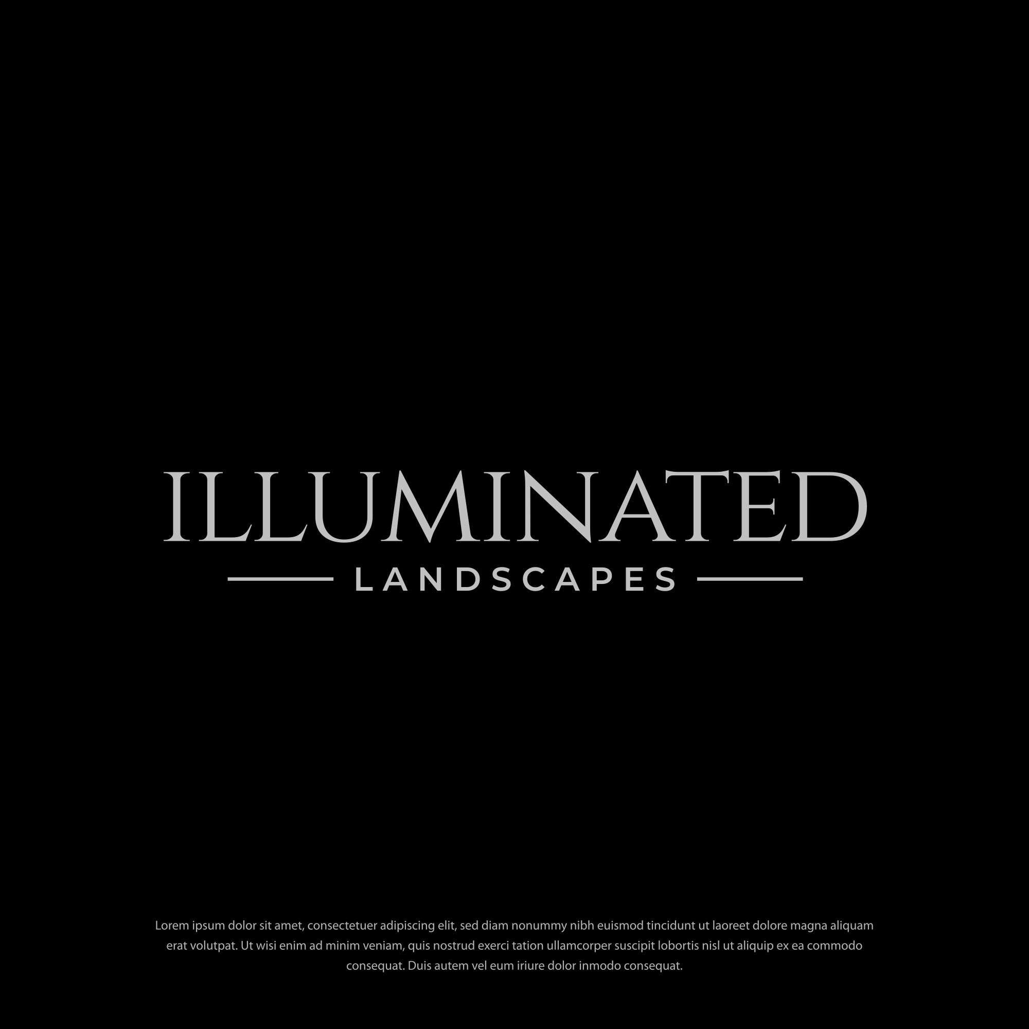 Logo Design by Dotlash for Illuminated Landscapes Corp | Design #34585570