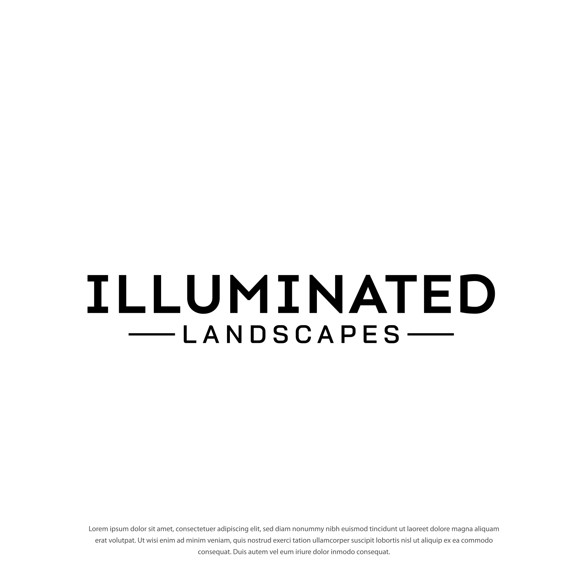 Logo Design by Dotlash for Illuminated Landscapes Corp | Design #34585578
