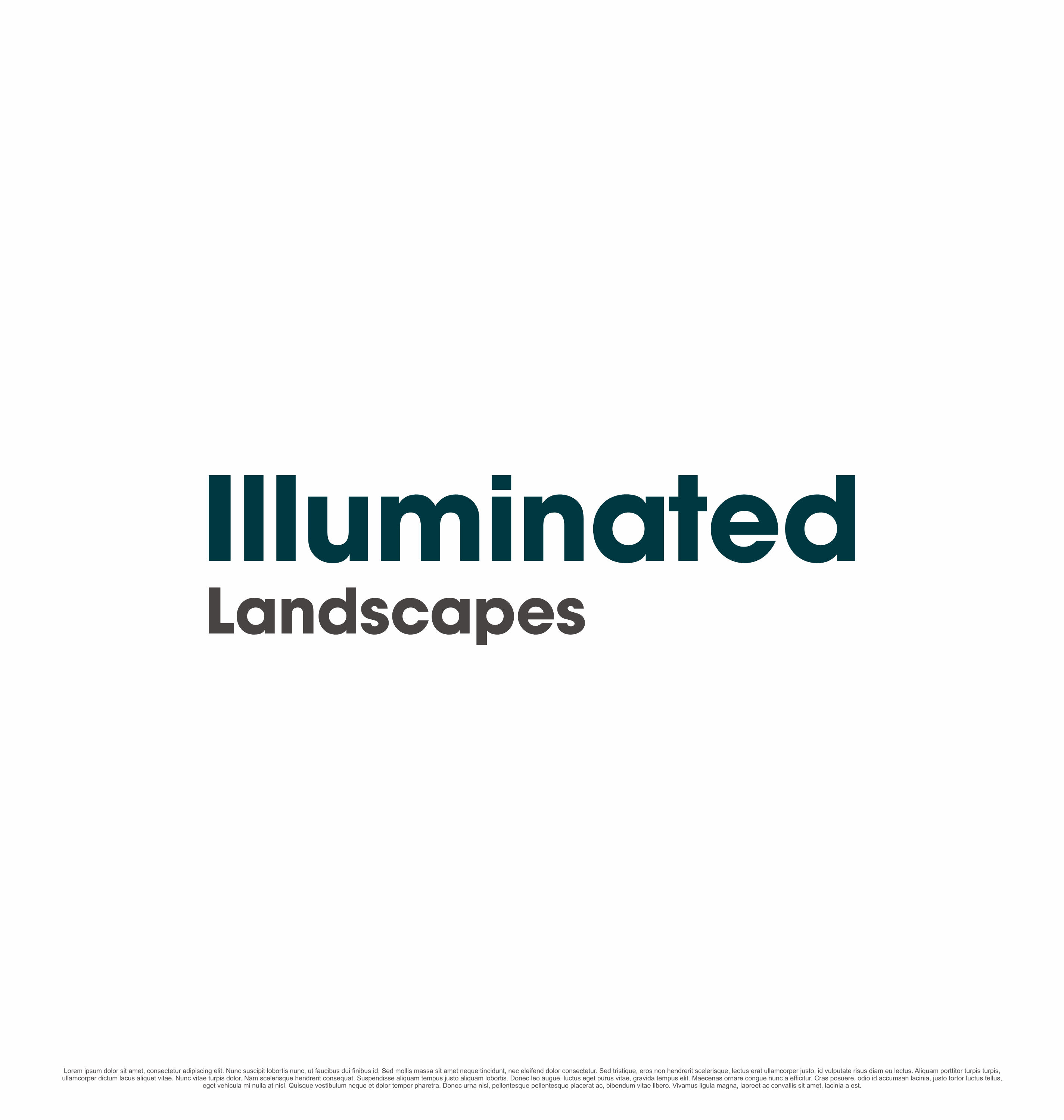 Logo Design by saesean for Illuminated Landscapes Corp | Design #34549532