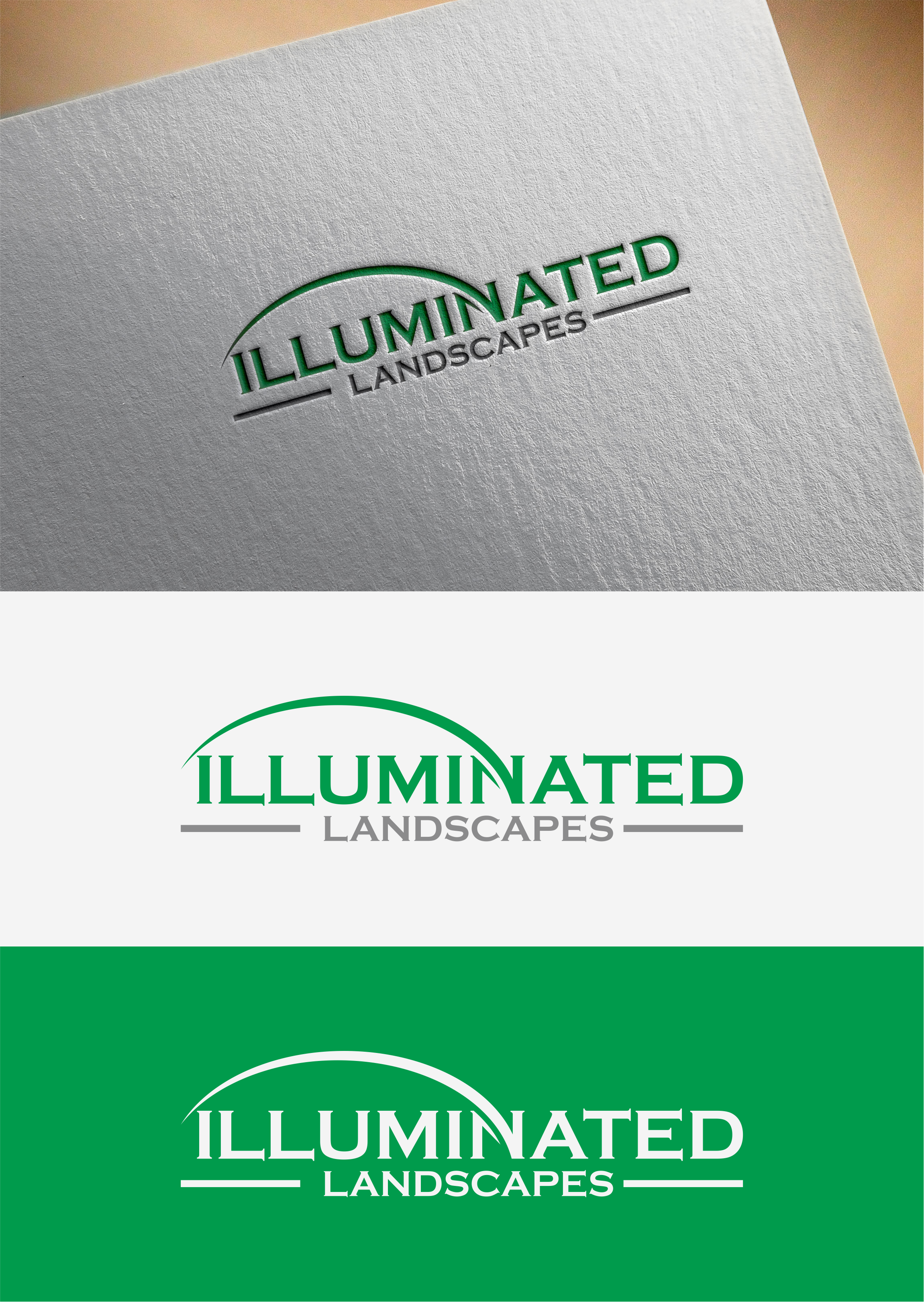 Logo Design by healer1617 for Illuminated Landscapes Corp | Design #34539277
