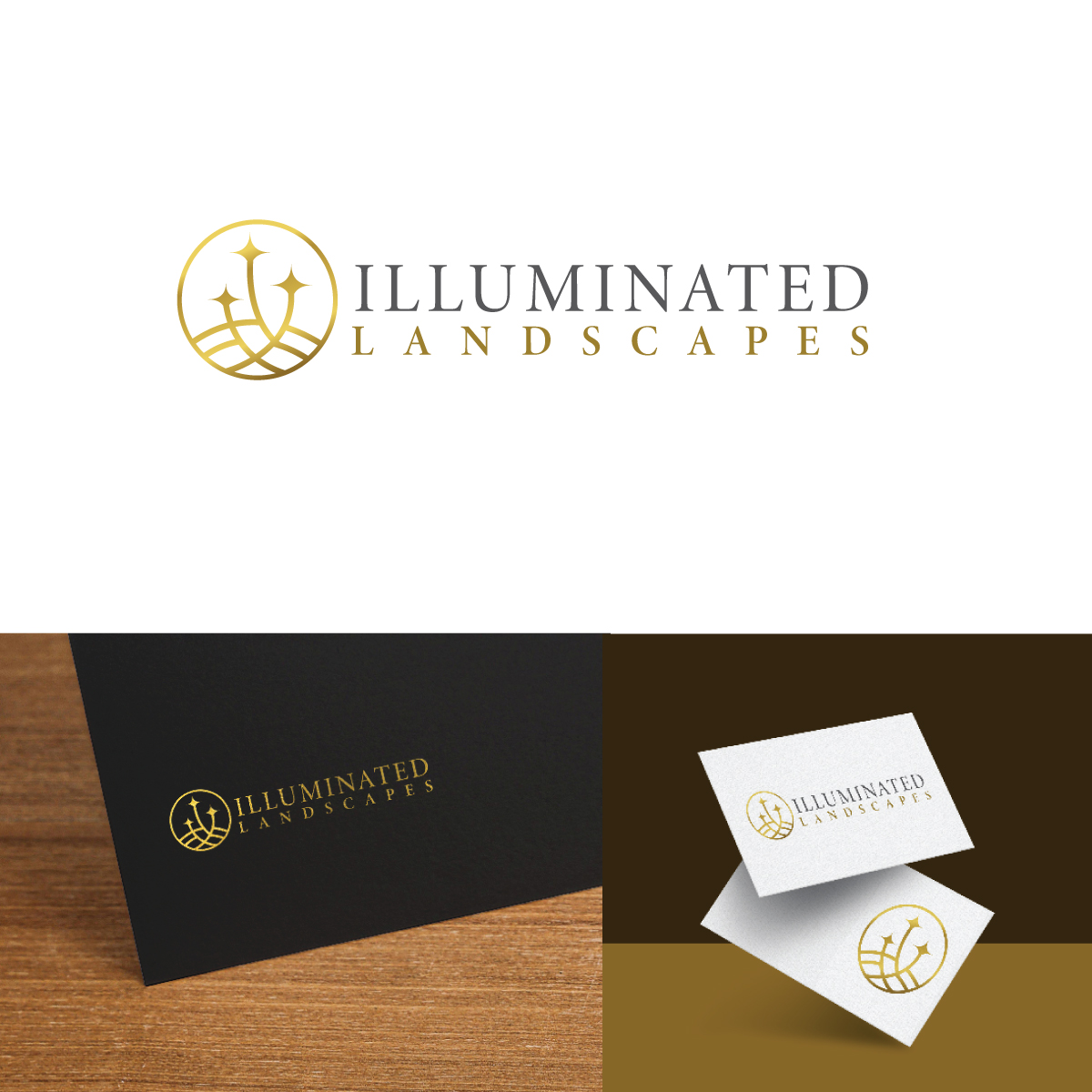 Logo Design by AbhishekkM'24 for Illuminated Landscapes Corp | Design #34544227