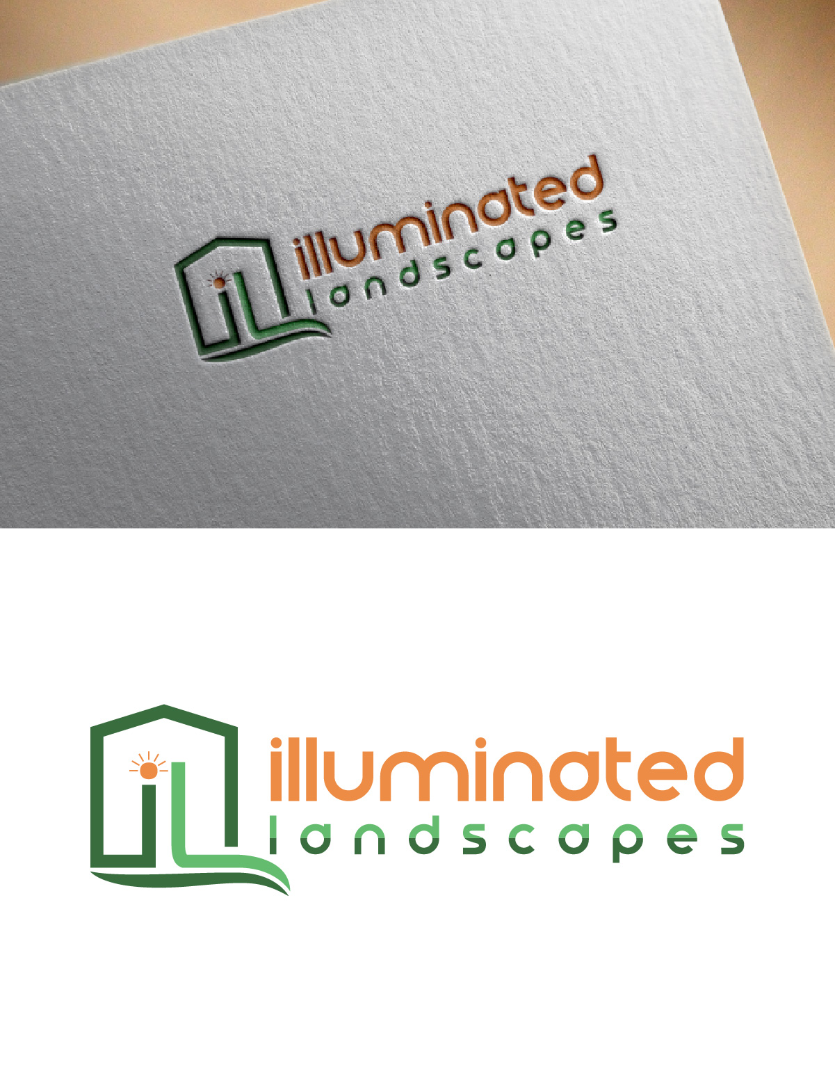 Logo Design by fly  design for Illuminated Landscapes Corp | Design #34543395