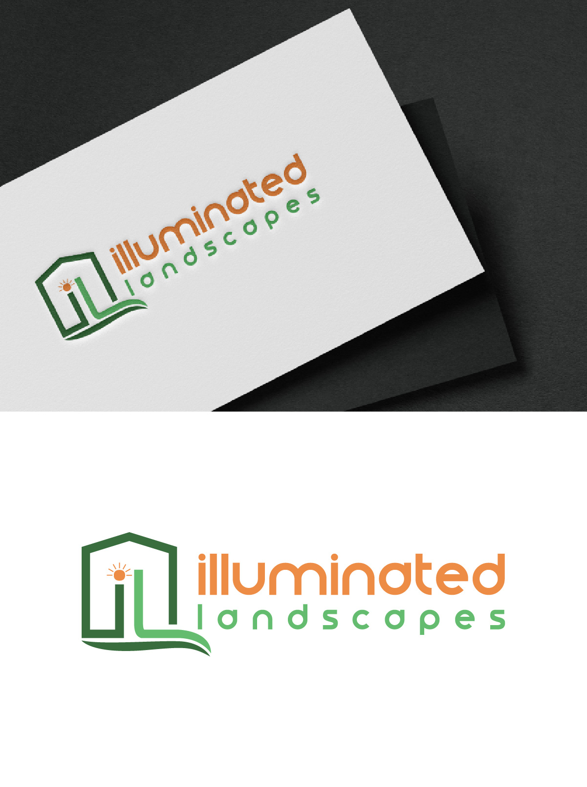 Logo Design by fly  design for Illuminated Landscapes Corp | Design #34543398