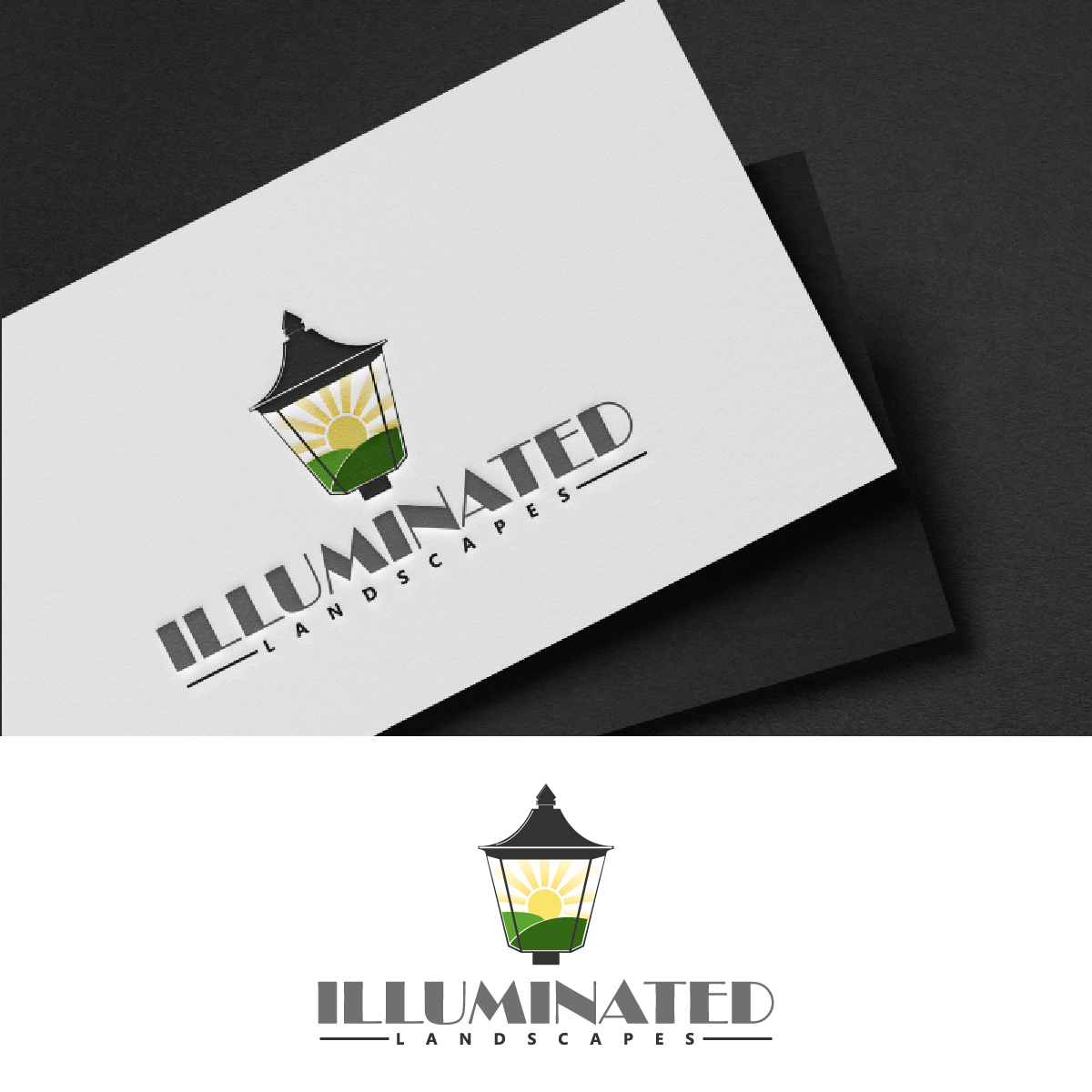 Logo Design by fly  design for Illuminated Landscapes Corp | Design #34543404