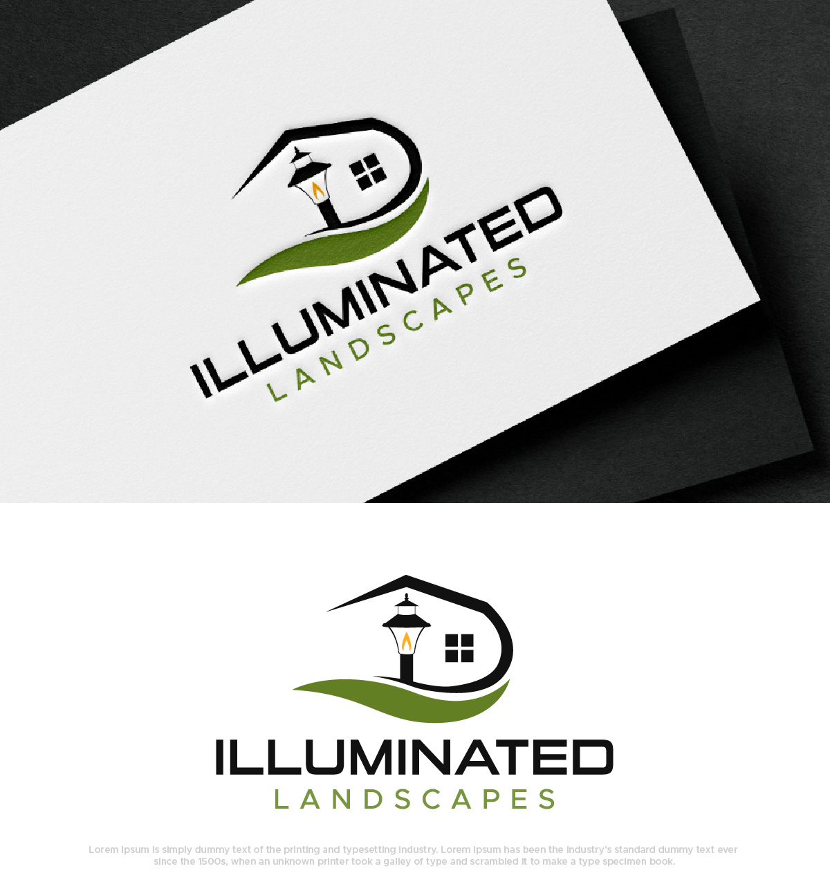 Logo Design by fly  design for Illuminated Landscapes Corp | Design #34543407